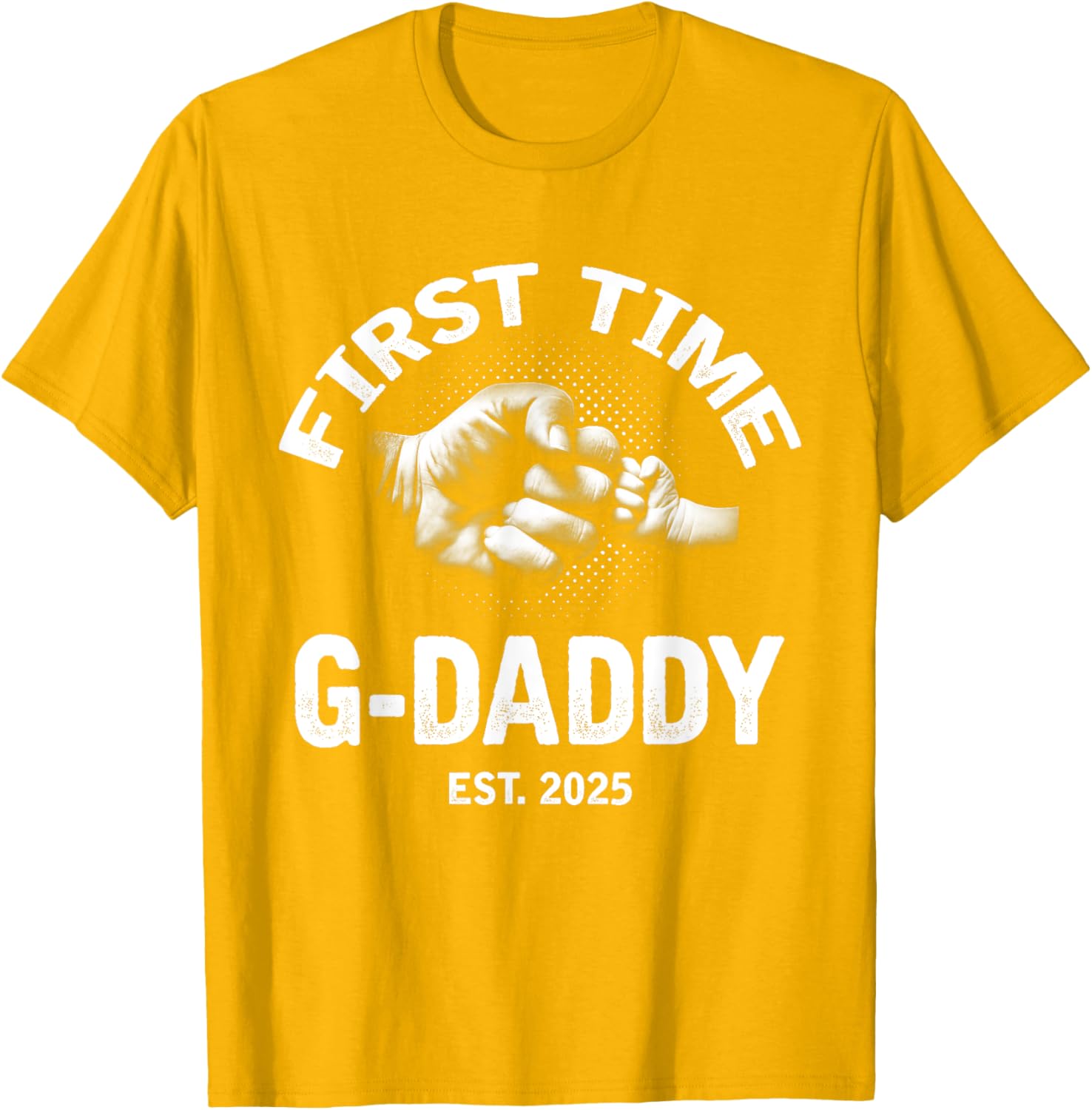 First Time G-Daddy 2025 Father's Day Vintage T-Shirt for Proud Dads - 16