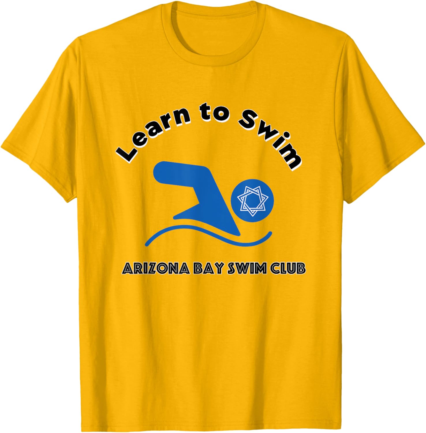 Learn to Swim Club Bay Arizona T-Shirt Fun Summer Swimwear Apparel - 1