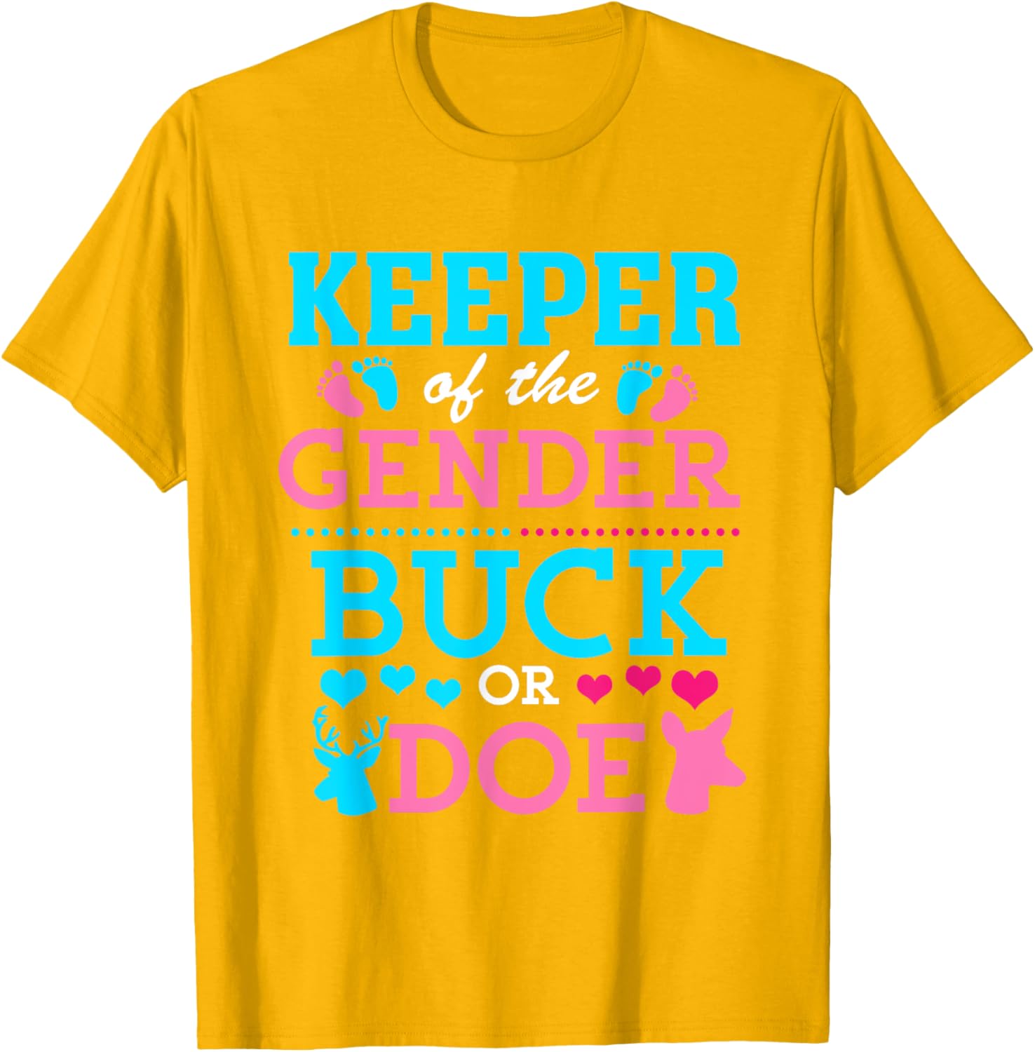 Funny Buck or Doe Gender Reveal T-Shirt for Baby Shower Celebrations - 12
