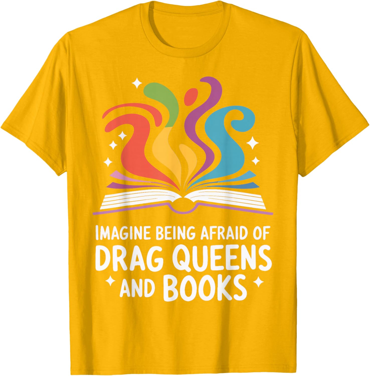 Fearless Drag Queens and Book Lovers Unite T-Shirt for Fun Fashion - 2