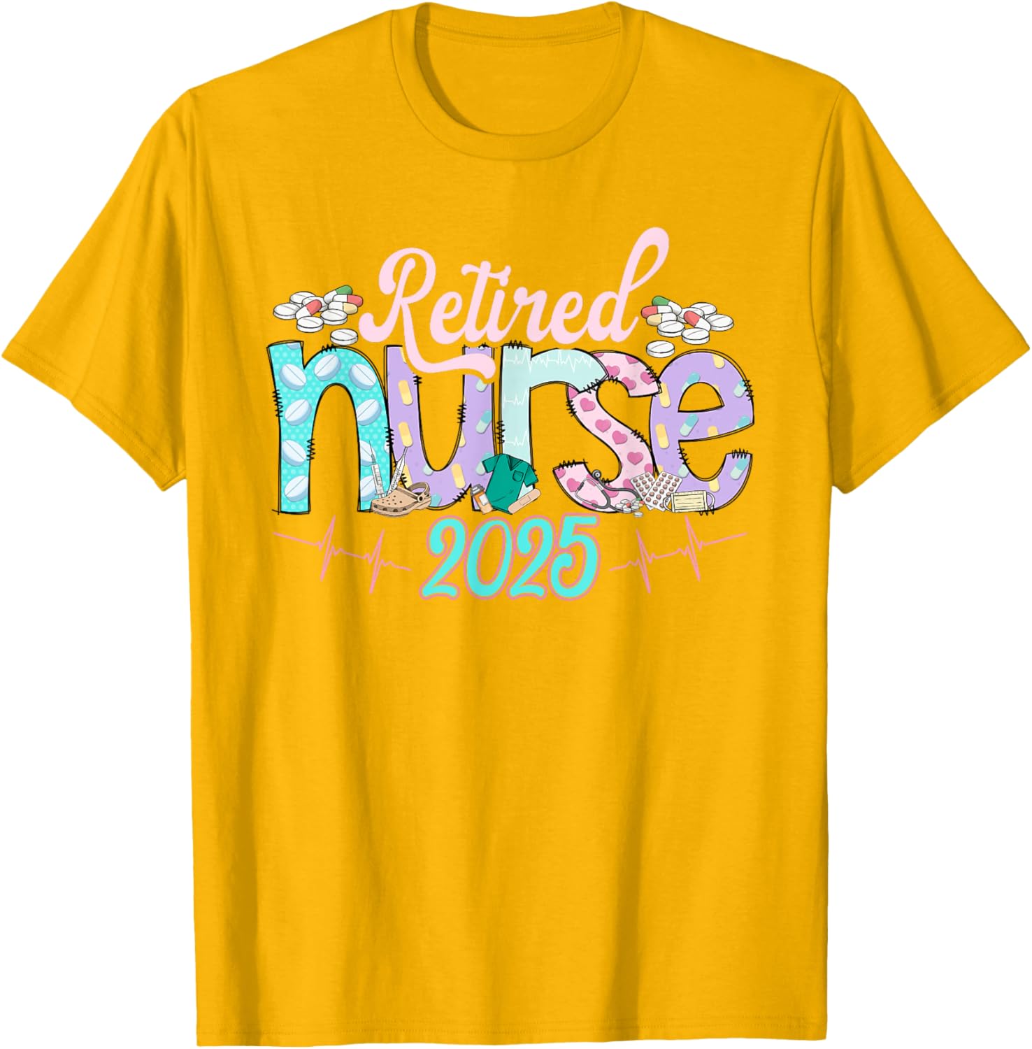 Tie Dye Retired Nurse T-Shirt 2025 Perfect Gift for Nurses - 22