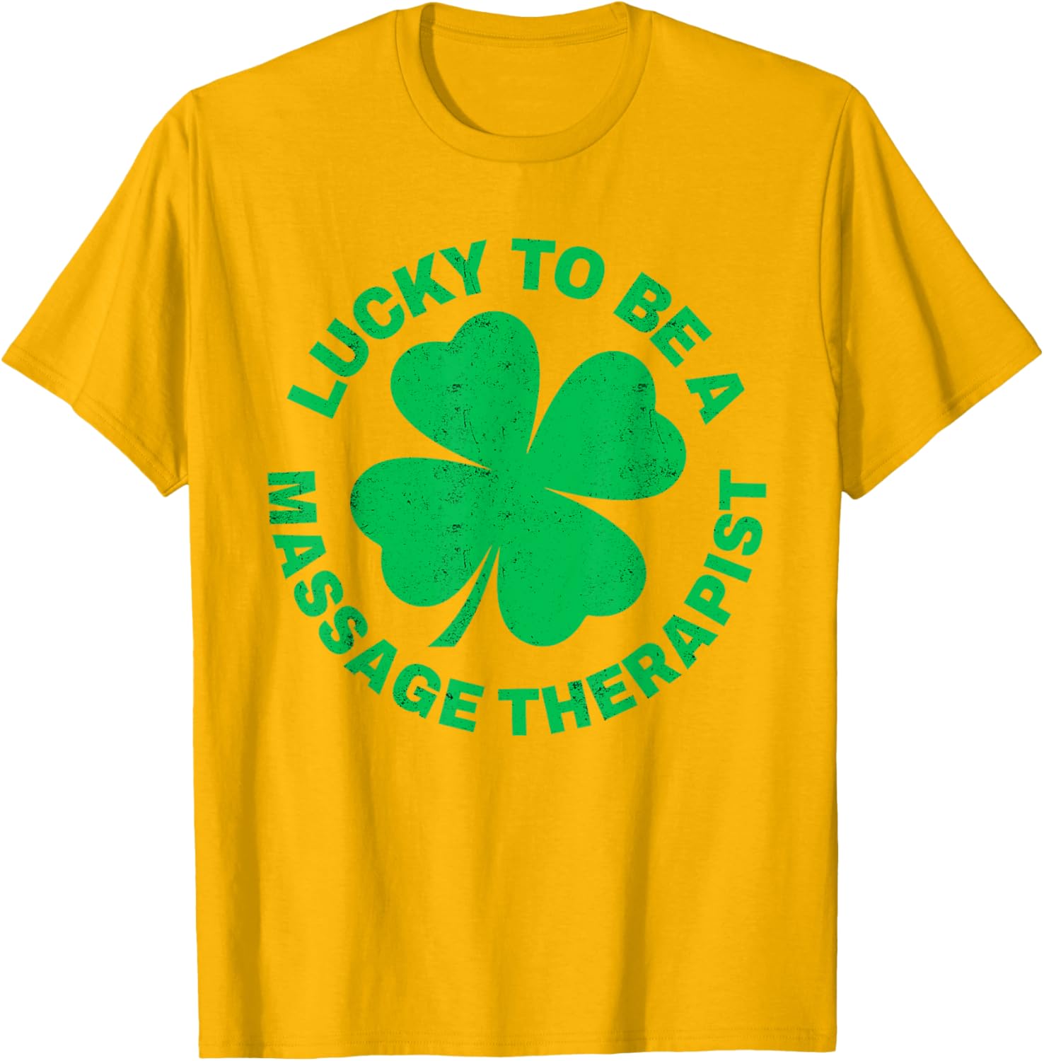 Lucky to Be a Massage Therapist St Patrick's Day T-Shirt for Therapists - 6