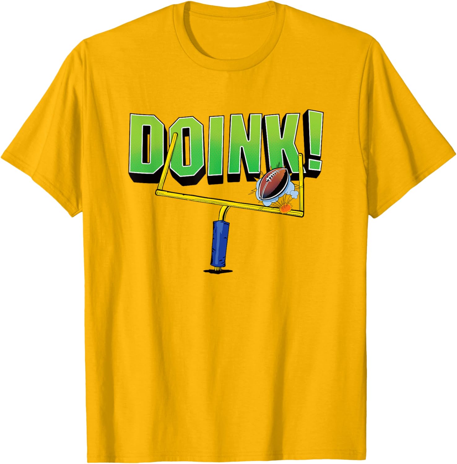 Funny Football Kicker T-Shirt for Fans Who Missed the Field Goal Posts - 5