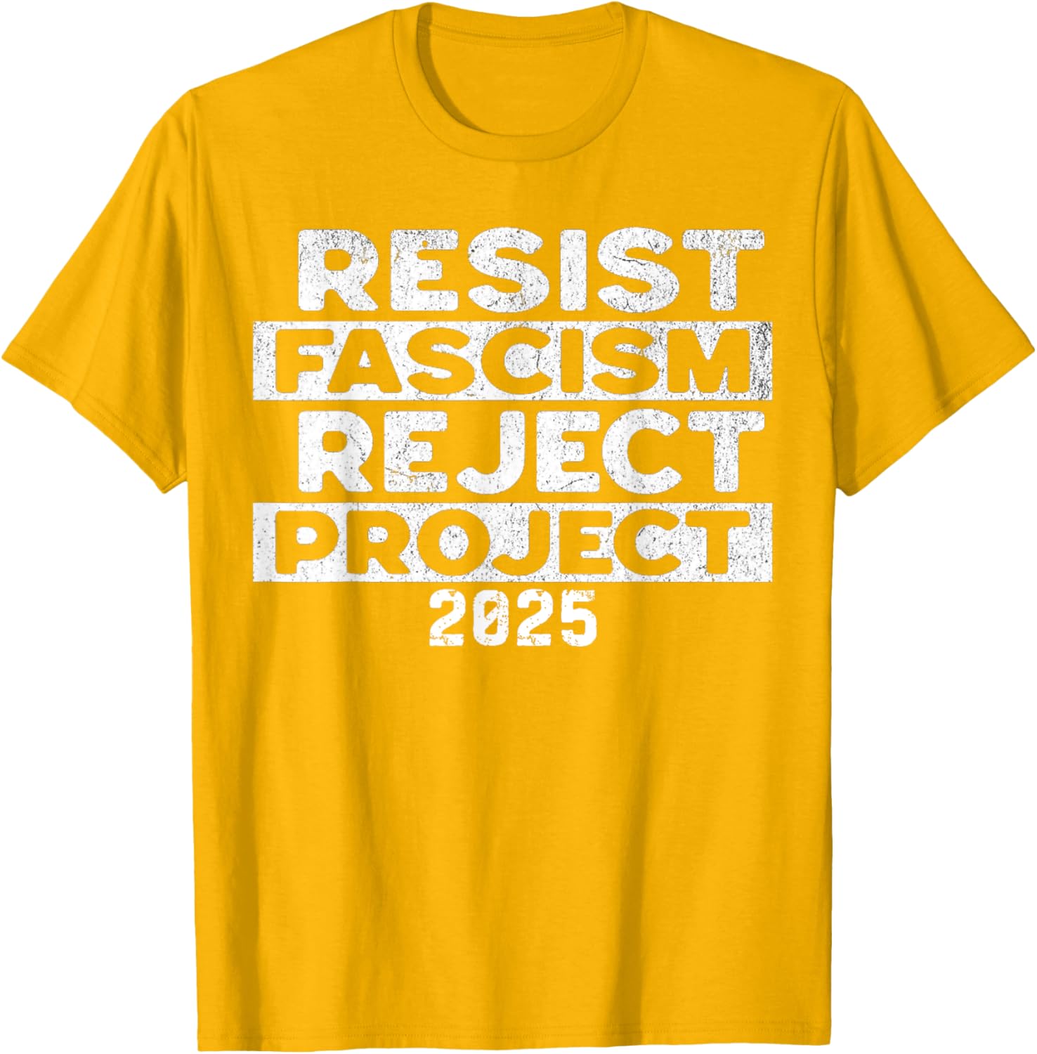 Resist Fascism Reject Project 2025 T-Shirt - Powerful Statement Apparel - 20