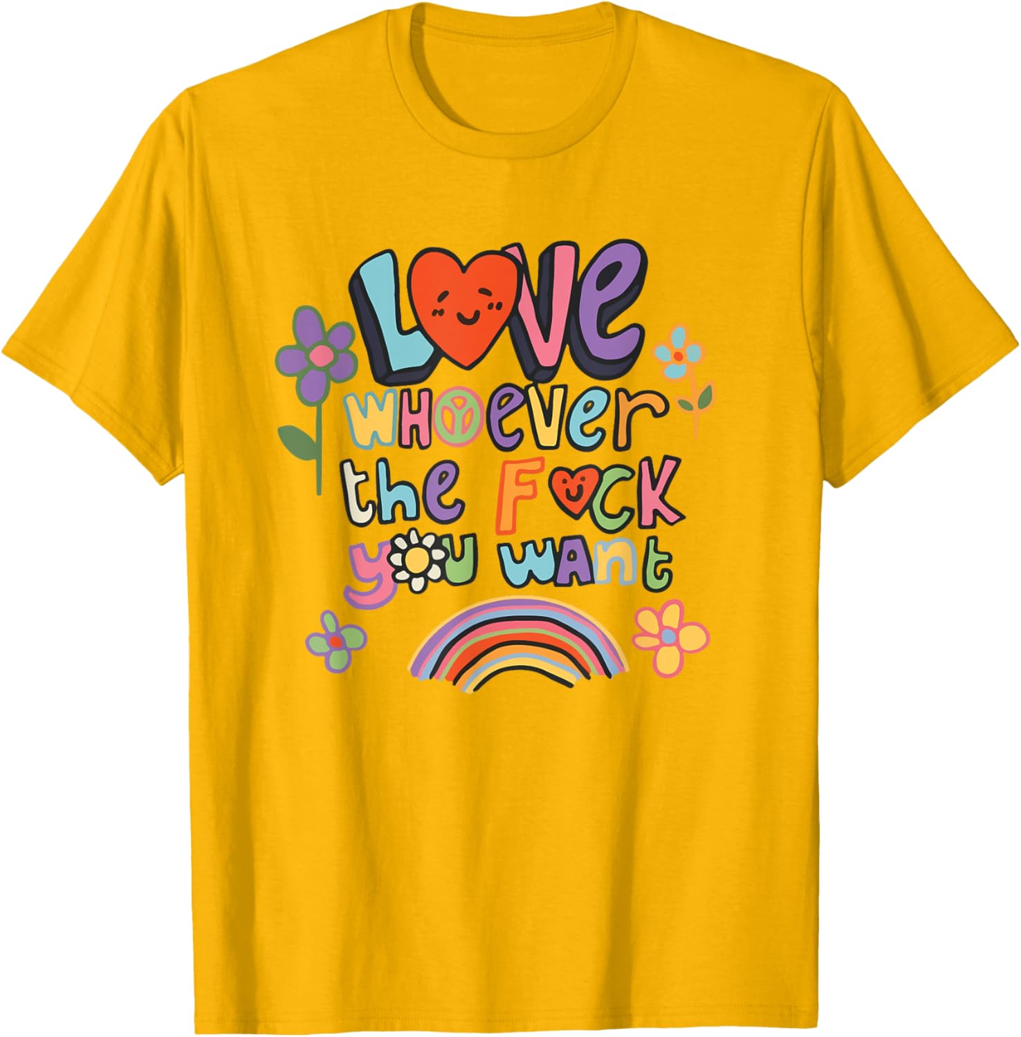 Love Whoever You Want LGBTQ Rainbow Pride Month T-Shirt for All - 8