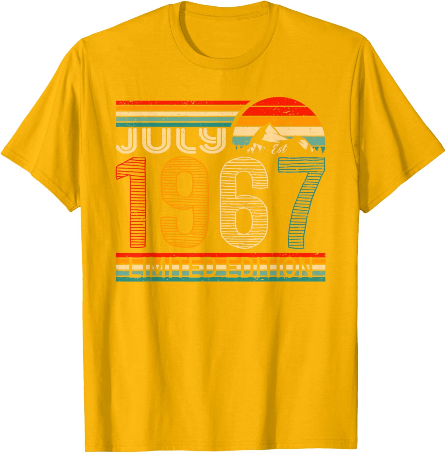 Vintage July 1967 Classic Birthday T-Shirt for Unique Celebrations - 24