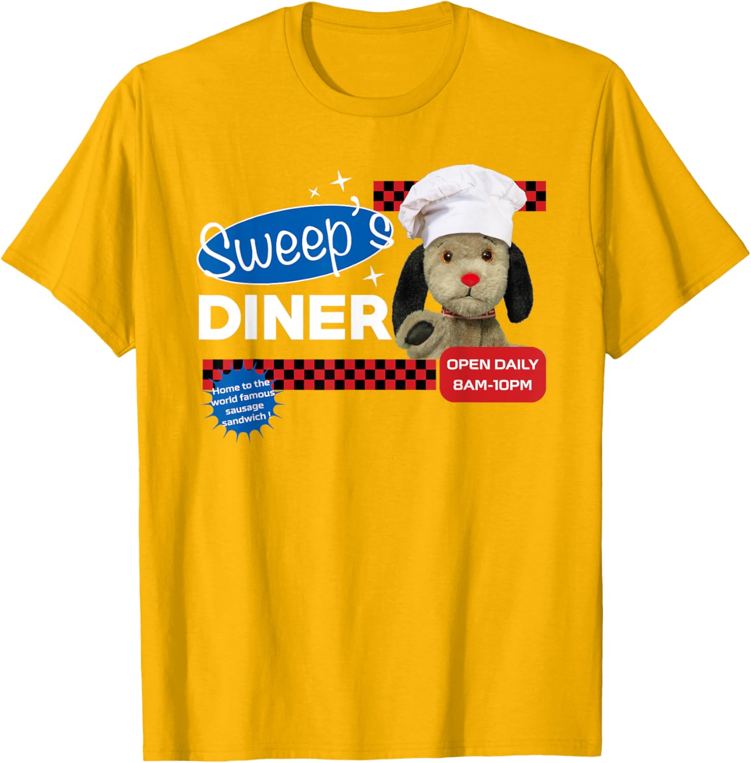 Sooty Sweeps Diner Open Daily T-Shirt for Foodies and Casual Wear - 5