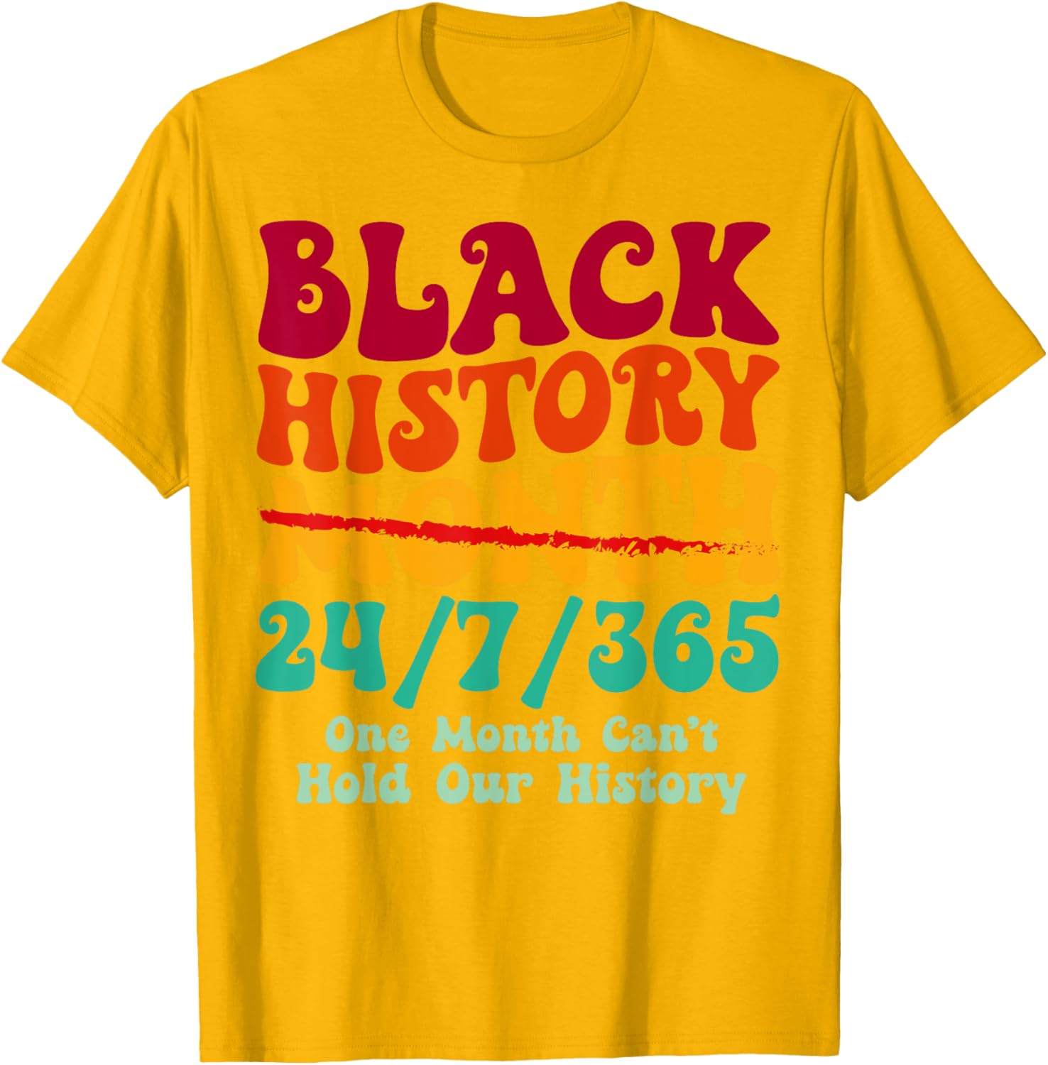 Groovy Black History Month Melanin Afro T-Shirt for Men and Women - 17