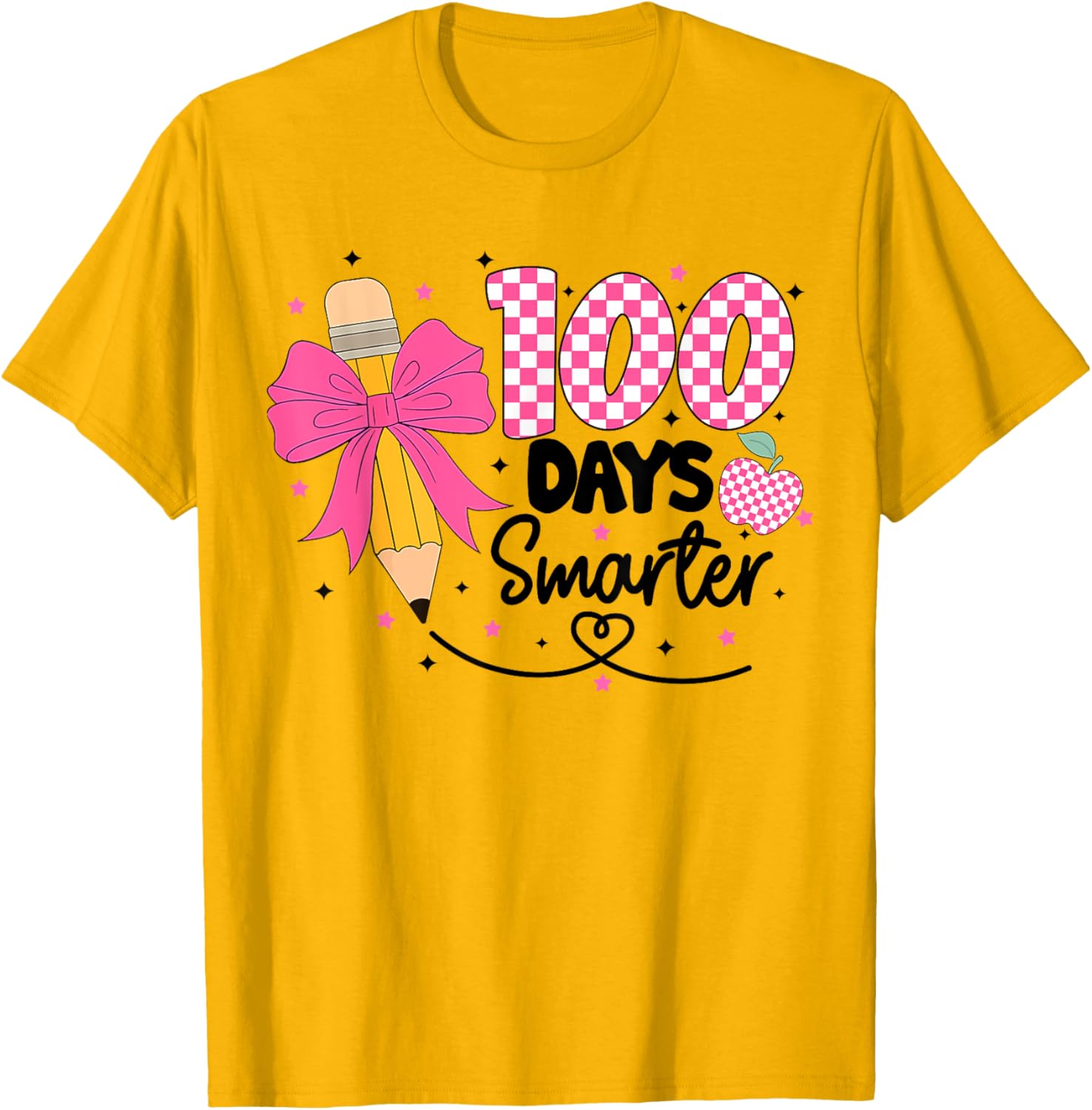 100 Days Smarter Toddlers Girls School 100th Day T-Shirt Fun Design - 9