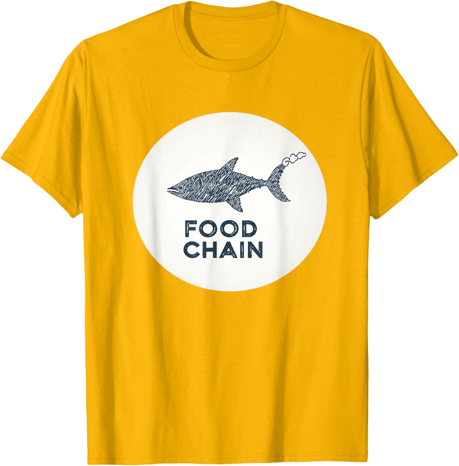Fun Food Chain T-Shirt with Colorful Fish Costume for Kids - 19