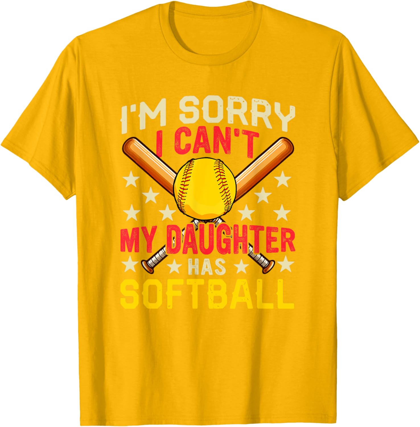 Funny Softball Player Costume Family T-Shirt for Daughters and Fans - 10