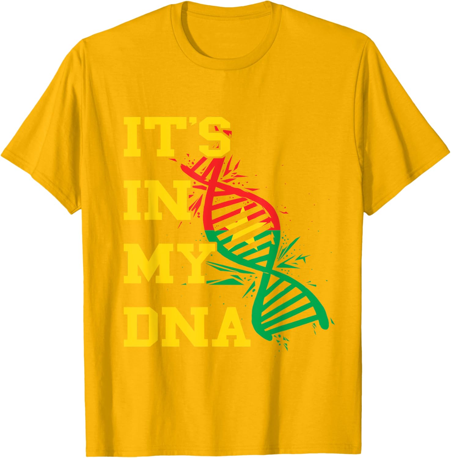 Burkina Faso Flag DNA Pride T-Shirt for Proud Burkina Fasoans - 9