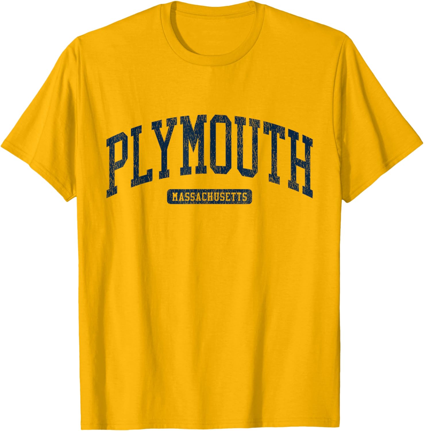 Plymouth MA College Blue T-Shirt for Stylish Campus Vibes - 11