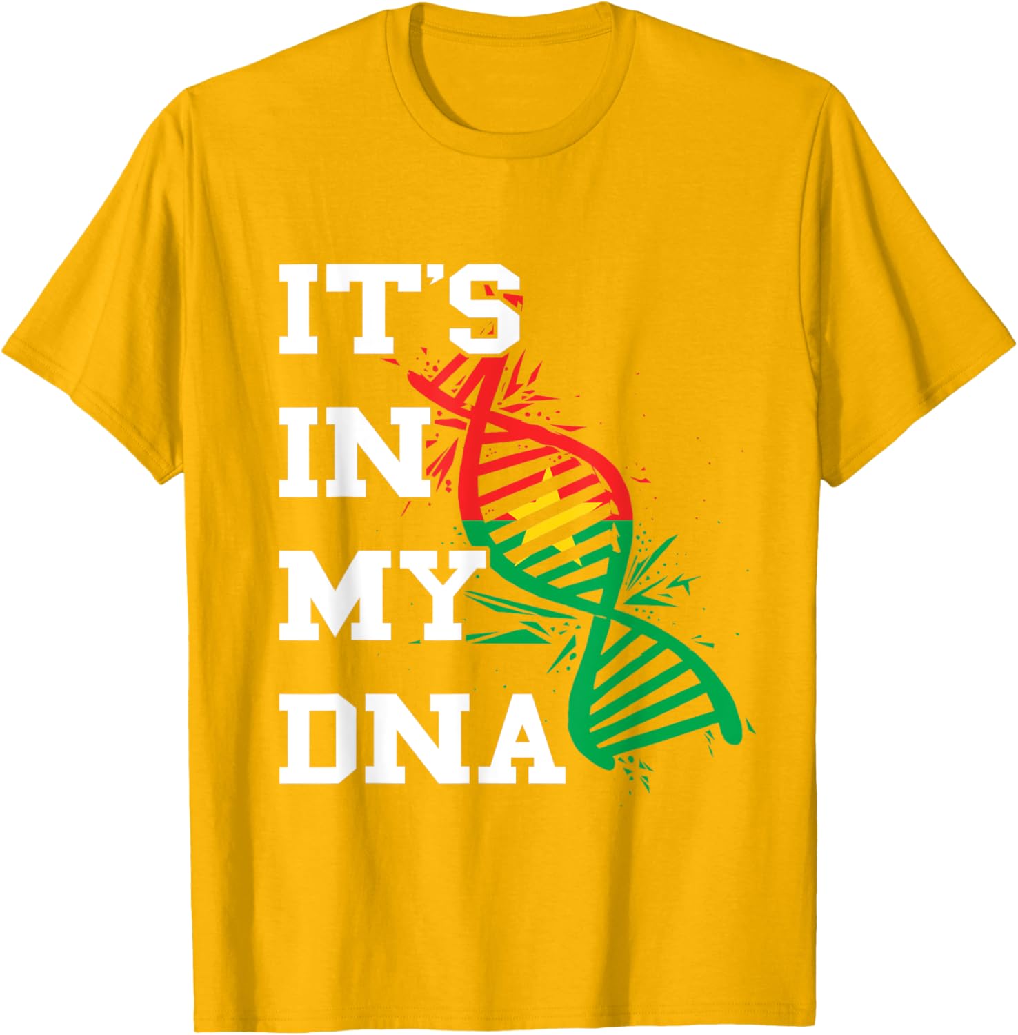 Burkina Faso Flag Its In My DNA Burkina Fasoan Roots T-Shirt - 5