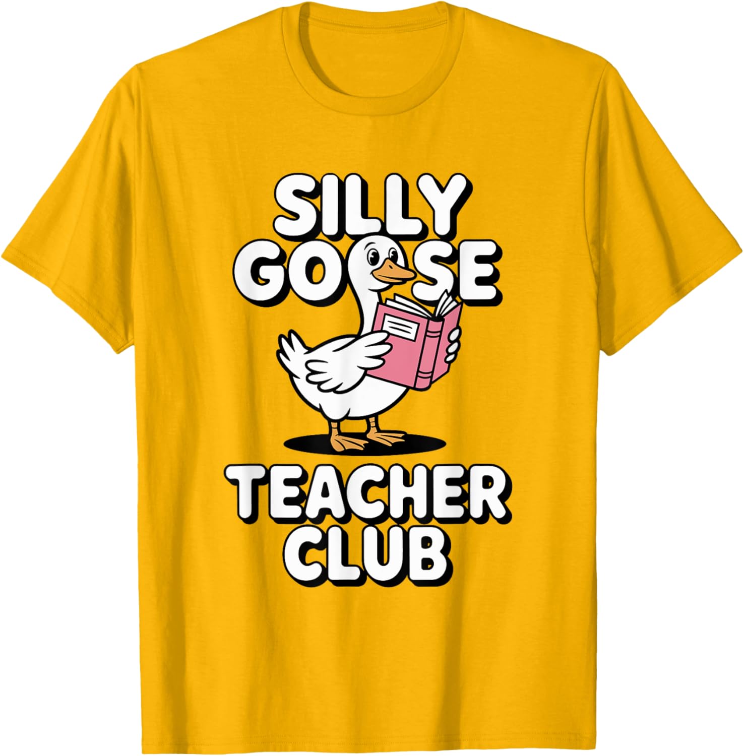 Silly Goose Teacher Club Fun Back to School Humor T-Shirt for Educators - 7