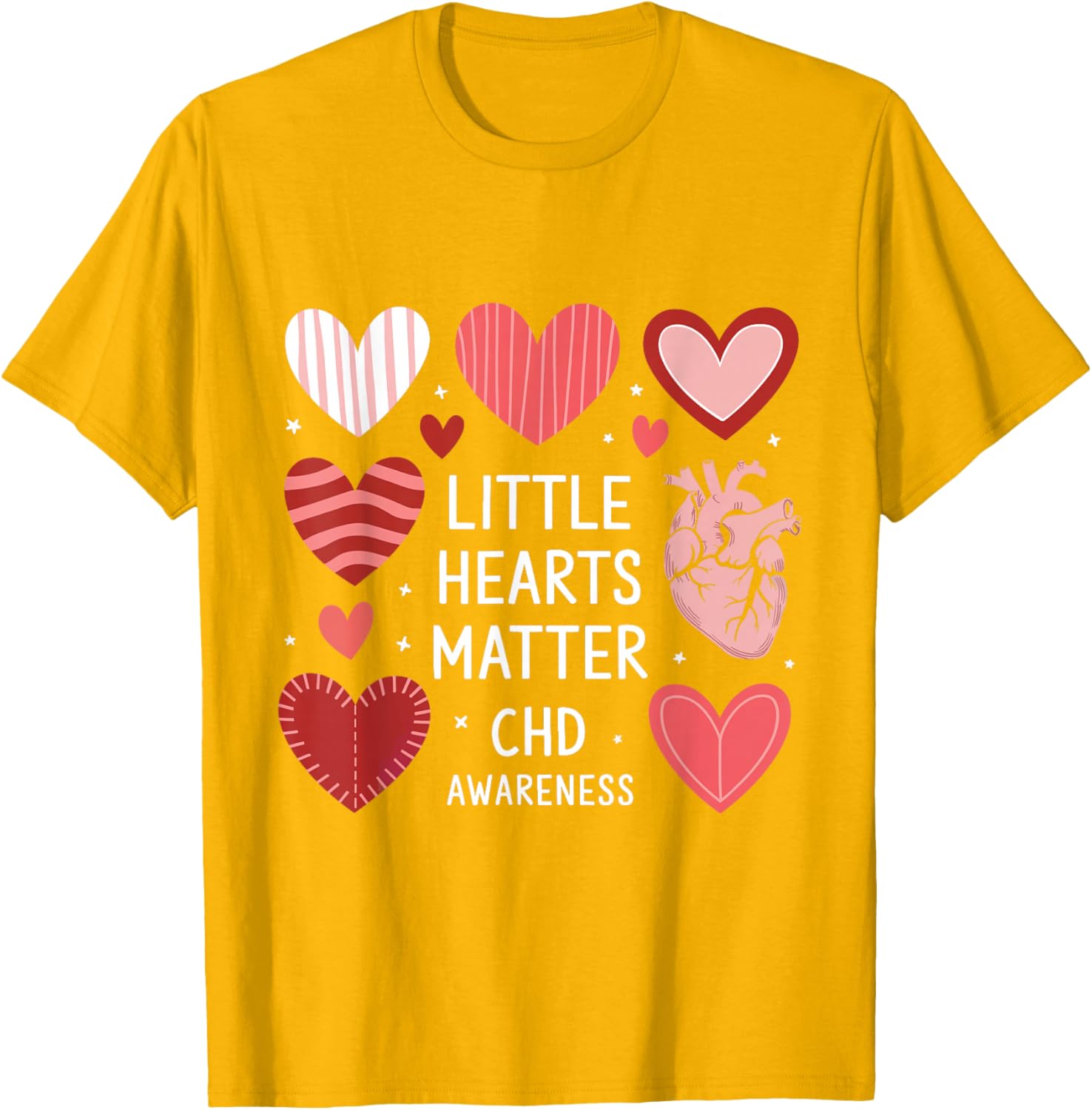 Heart Anatomy Valentine T-Shirt for CHD Awareness - Love with Purpose - 13
