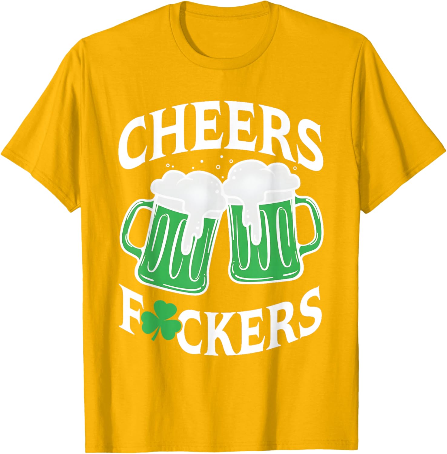 Funny St Patricks Day T-Shirt Cheers Shamrock Design for Party Fun - 22