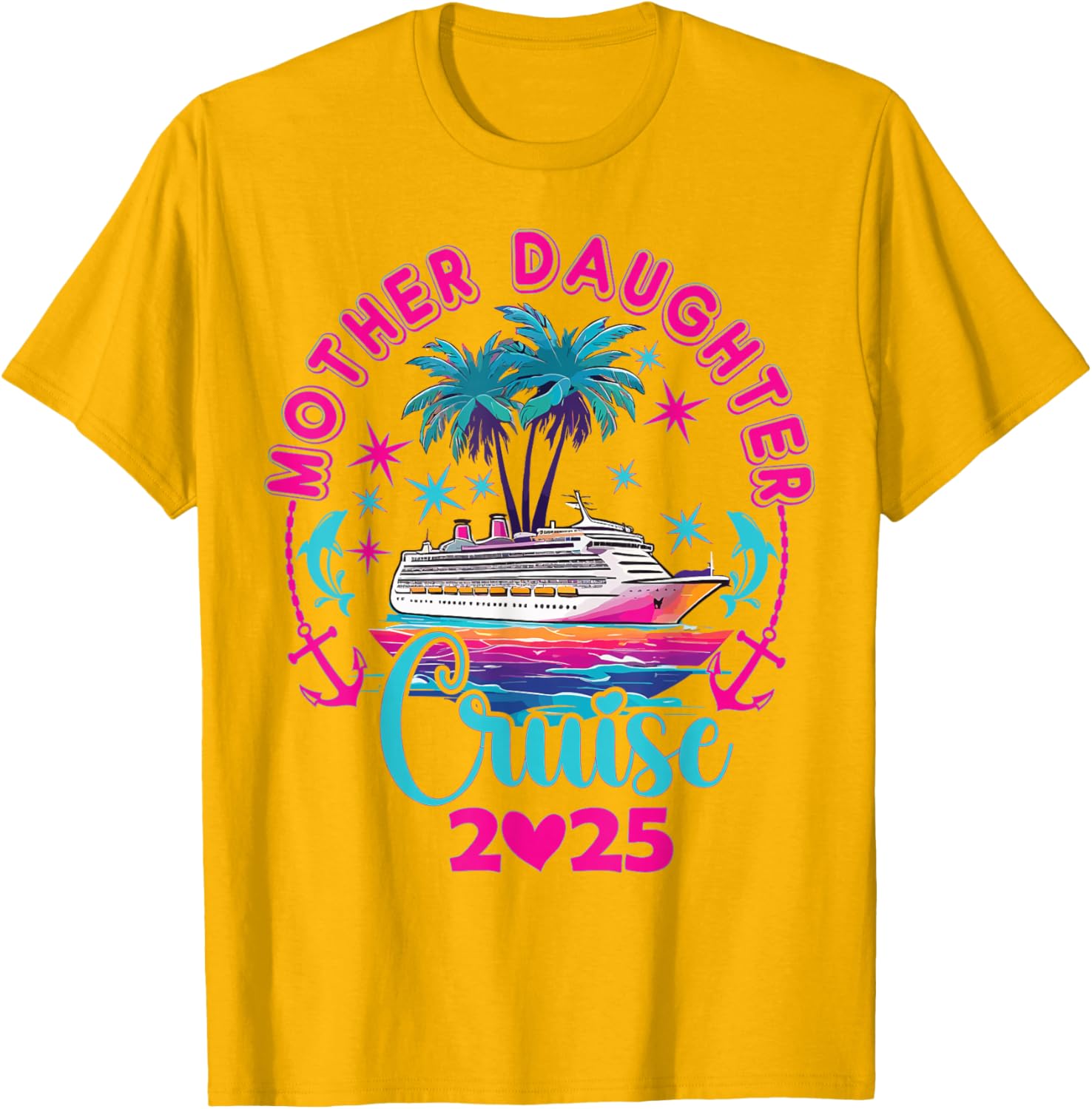 Mother Daughter Cruise Matching T-Shirt 2025 Family Style Adventure - 4