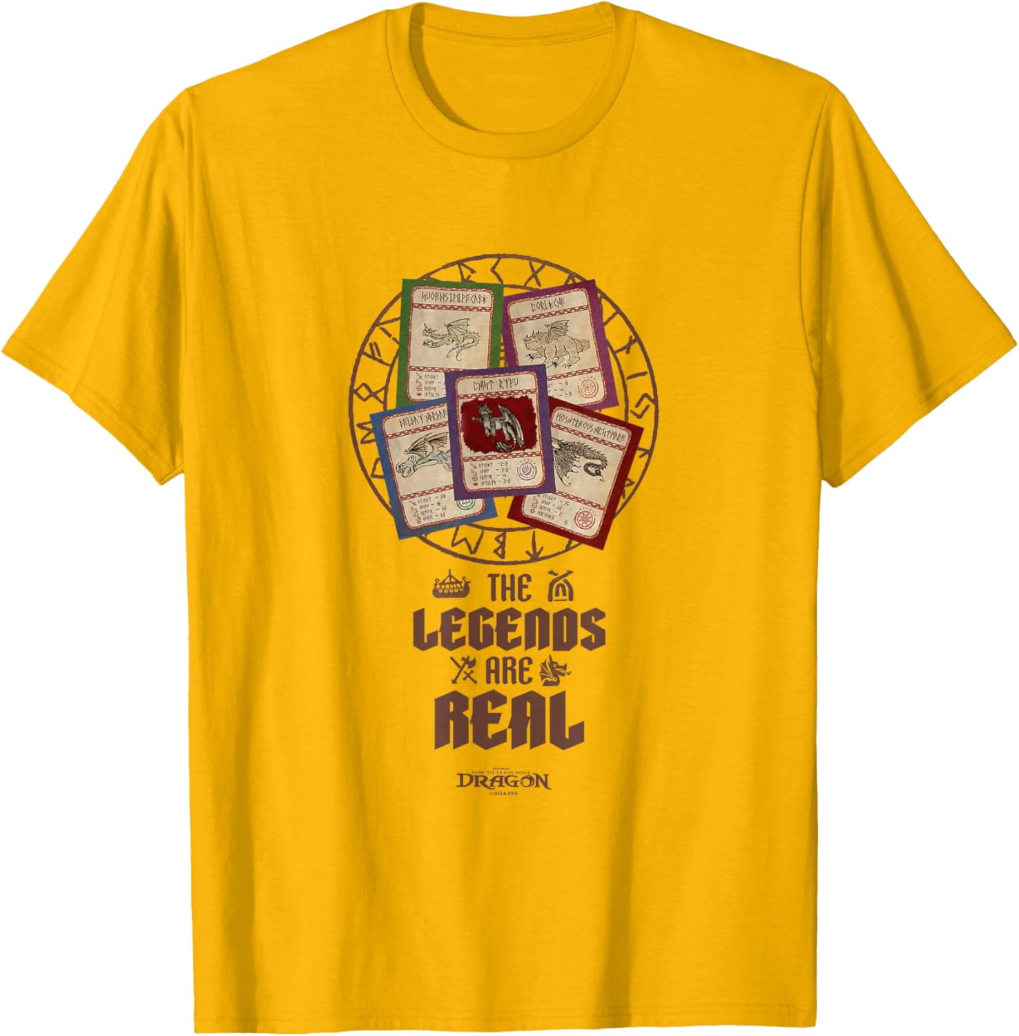 DreamWorks Dragons Legends Are Real Graphic T-Shirt for Fans and Collectors - 27