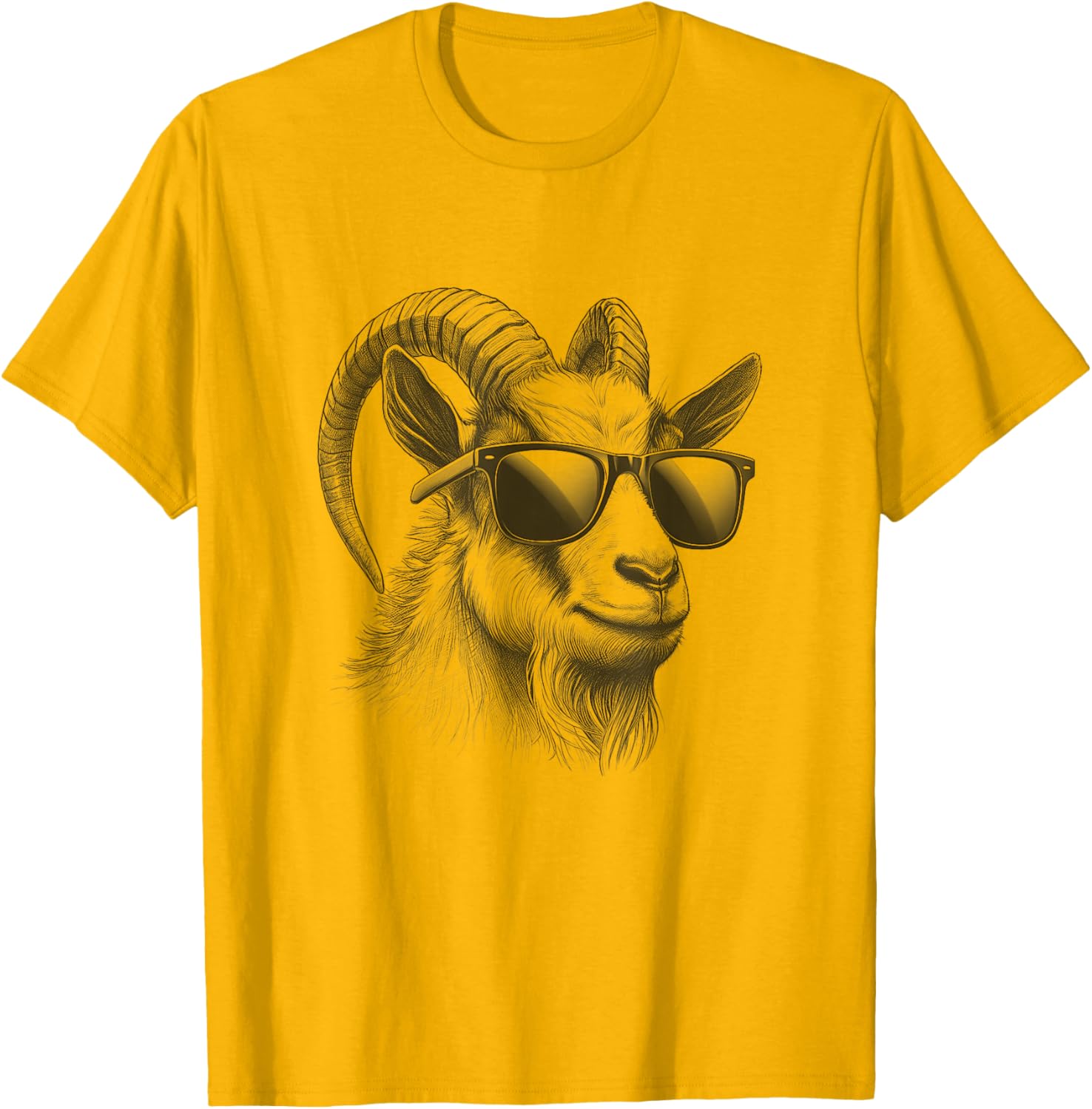 Cool Goat Sunglasses T-Shirt for Adults and Kids - Fun Casual Wear - 10