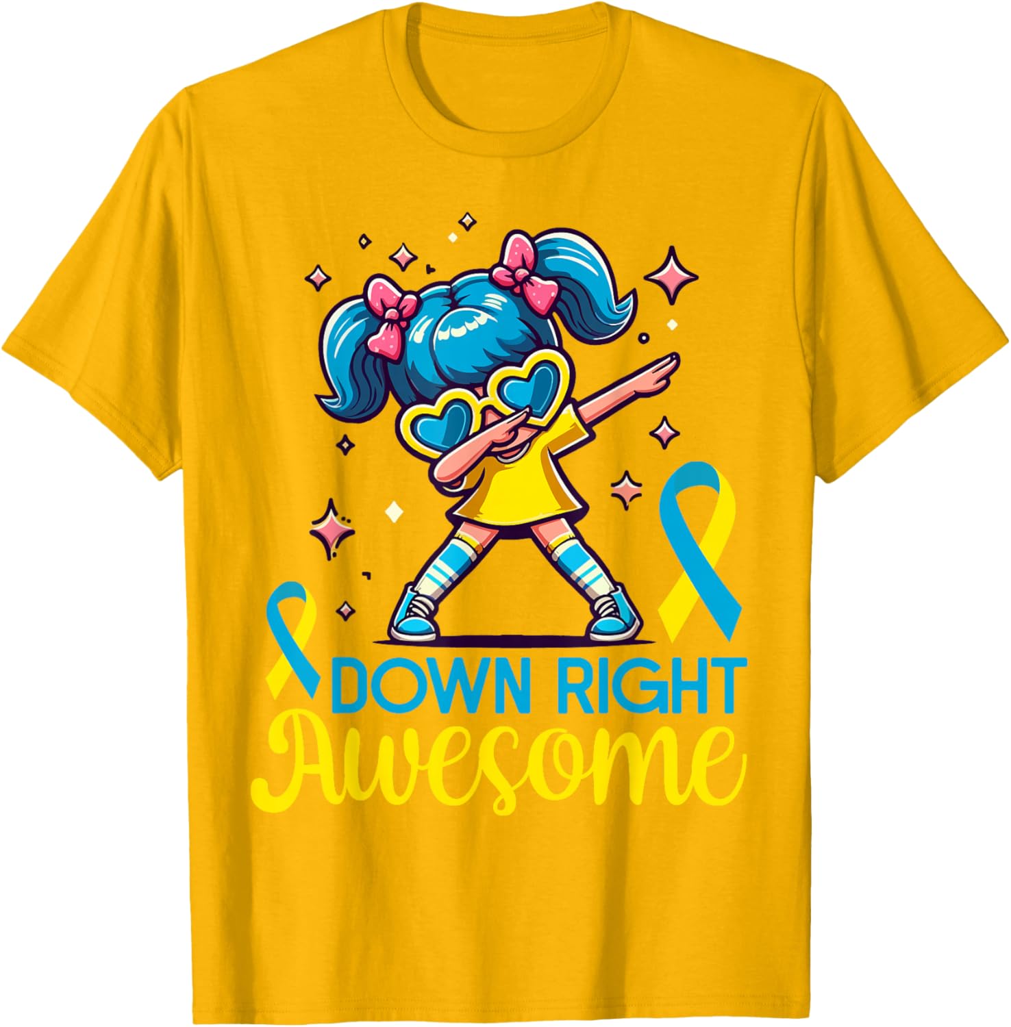 Down Syndrome Awareness Day Awesome Girls Women's T-Shirt for Support - 7
