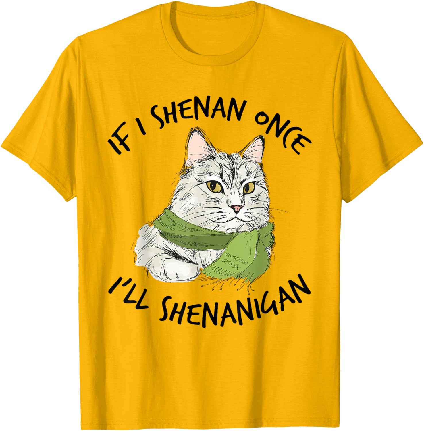 Funny Shenanigan Cat T-Shirt Perfect for Cat Lovers and Laughs - 4