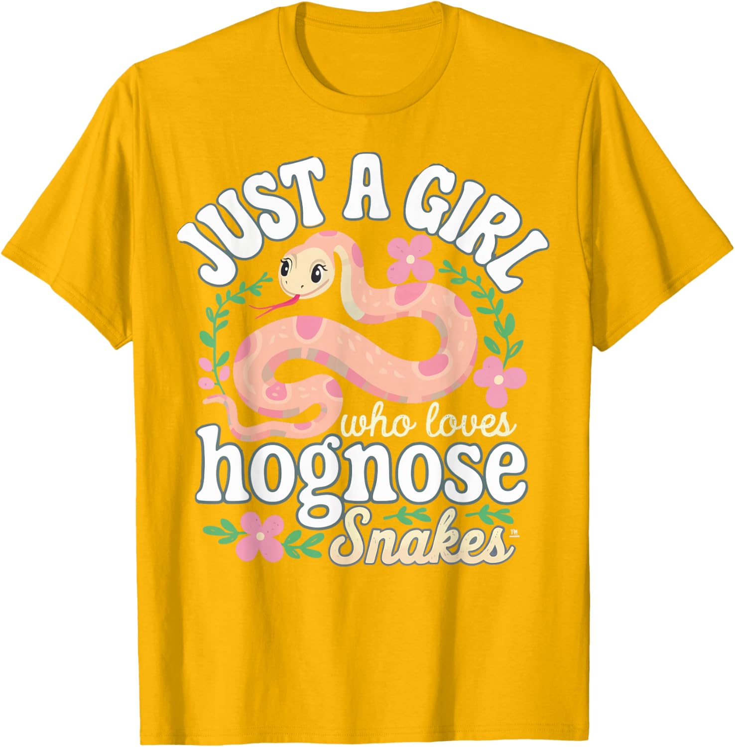 Just A Girl Who Loves Hognose Snakes Tee Shirt for Snake Lovers - 22