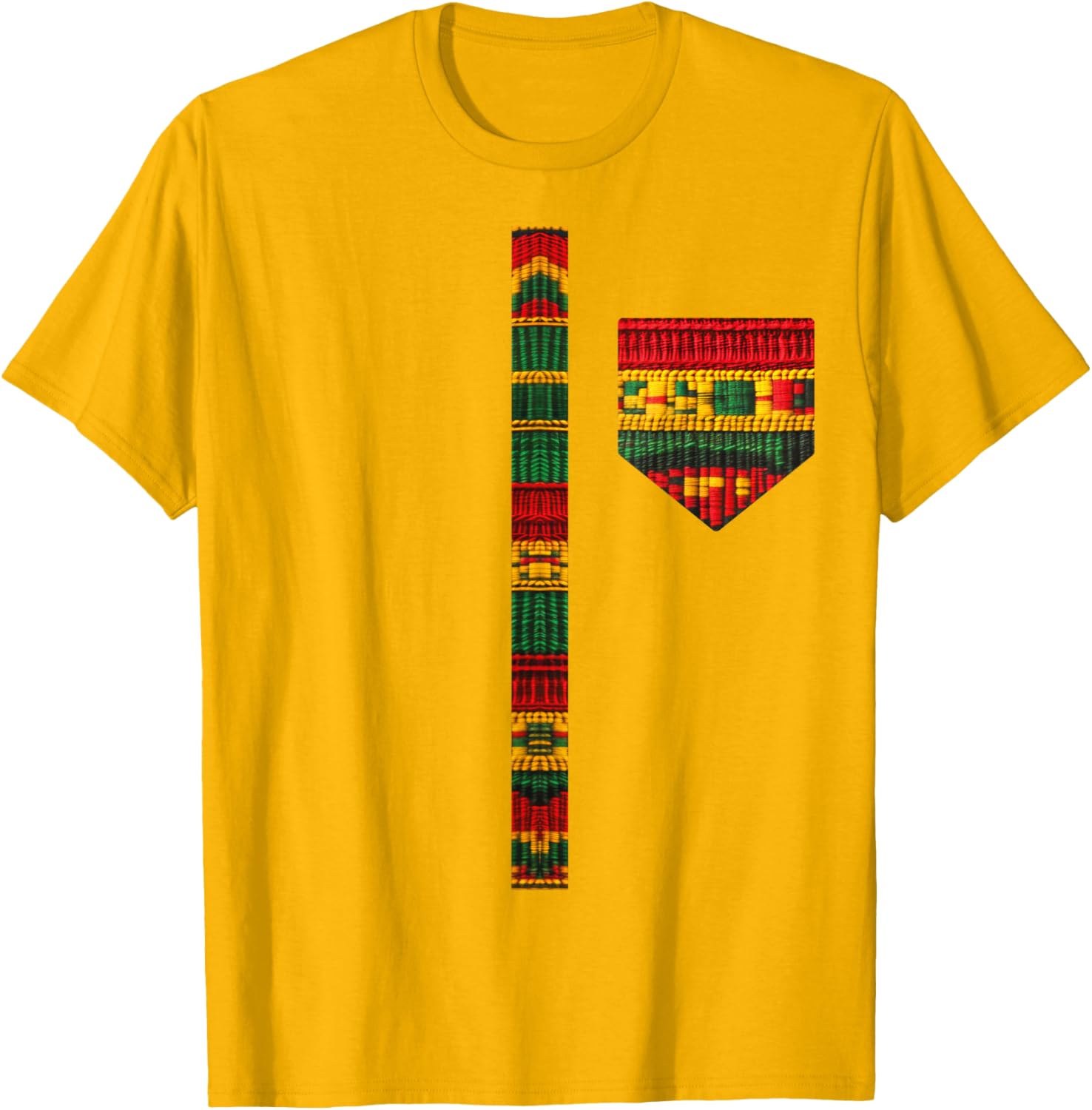Stylish African Print Dashiki Kente Art T-Shirt for Men and Boys - 11