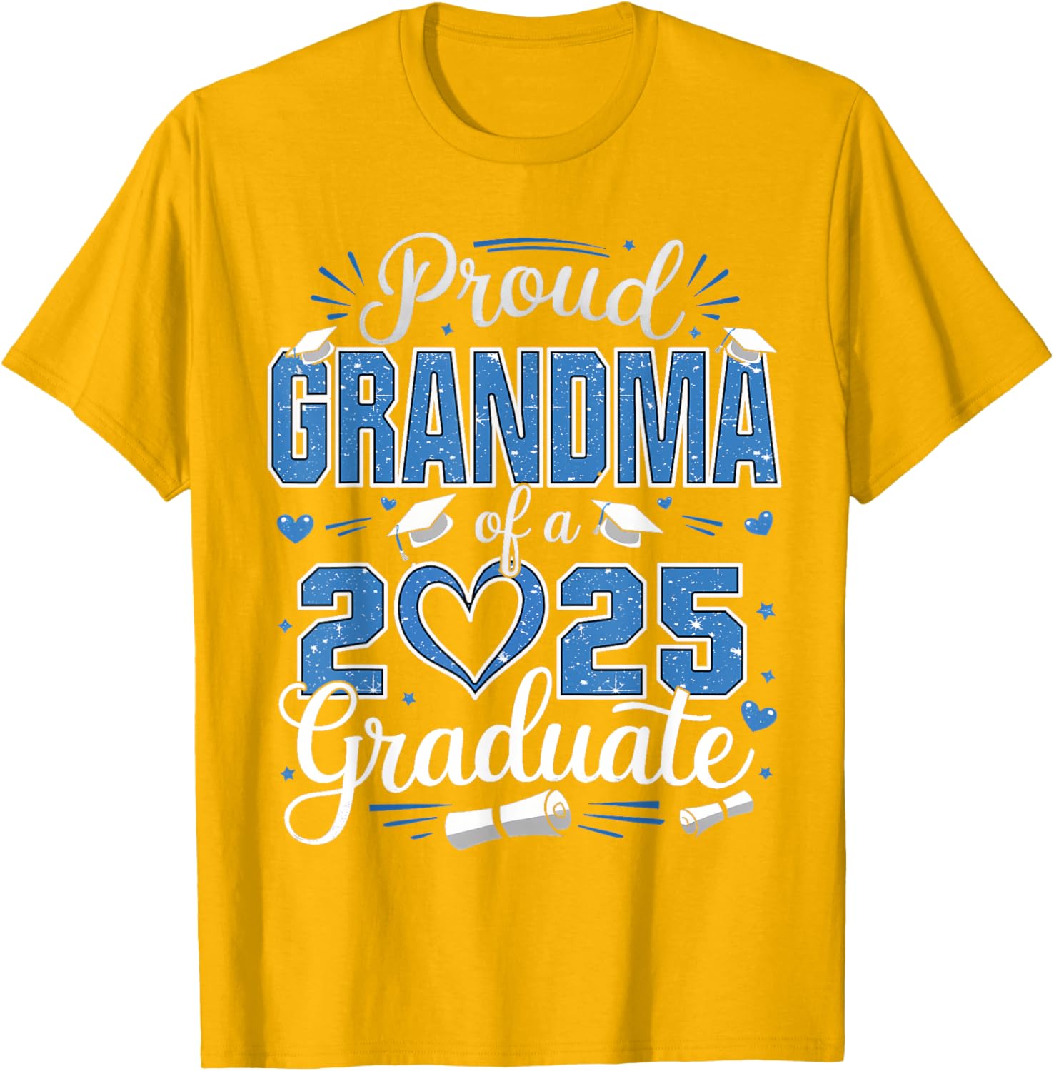 Proud Grandma Of A Class Of 2025 Graduate Senior T-Shirt for Women - 7