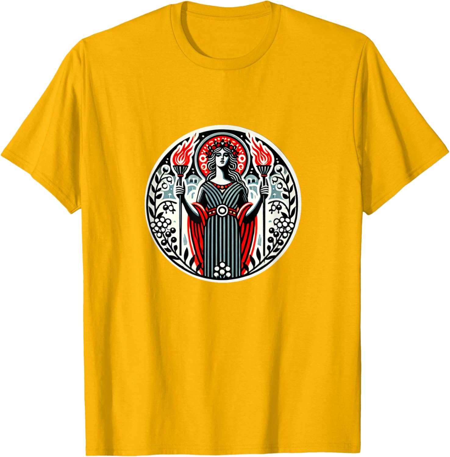 Hecate Goddess Illustration Crone T-Shirt for Unique Style Lovers - 29