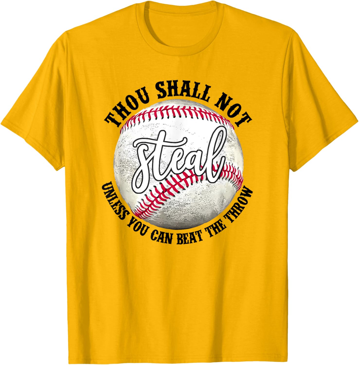 Funny Thou Shall Not Steal Unless You Can Beat The Throw T-Shirt - 2