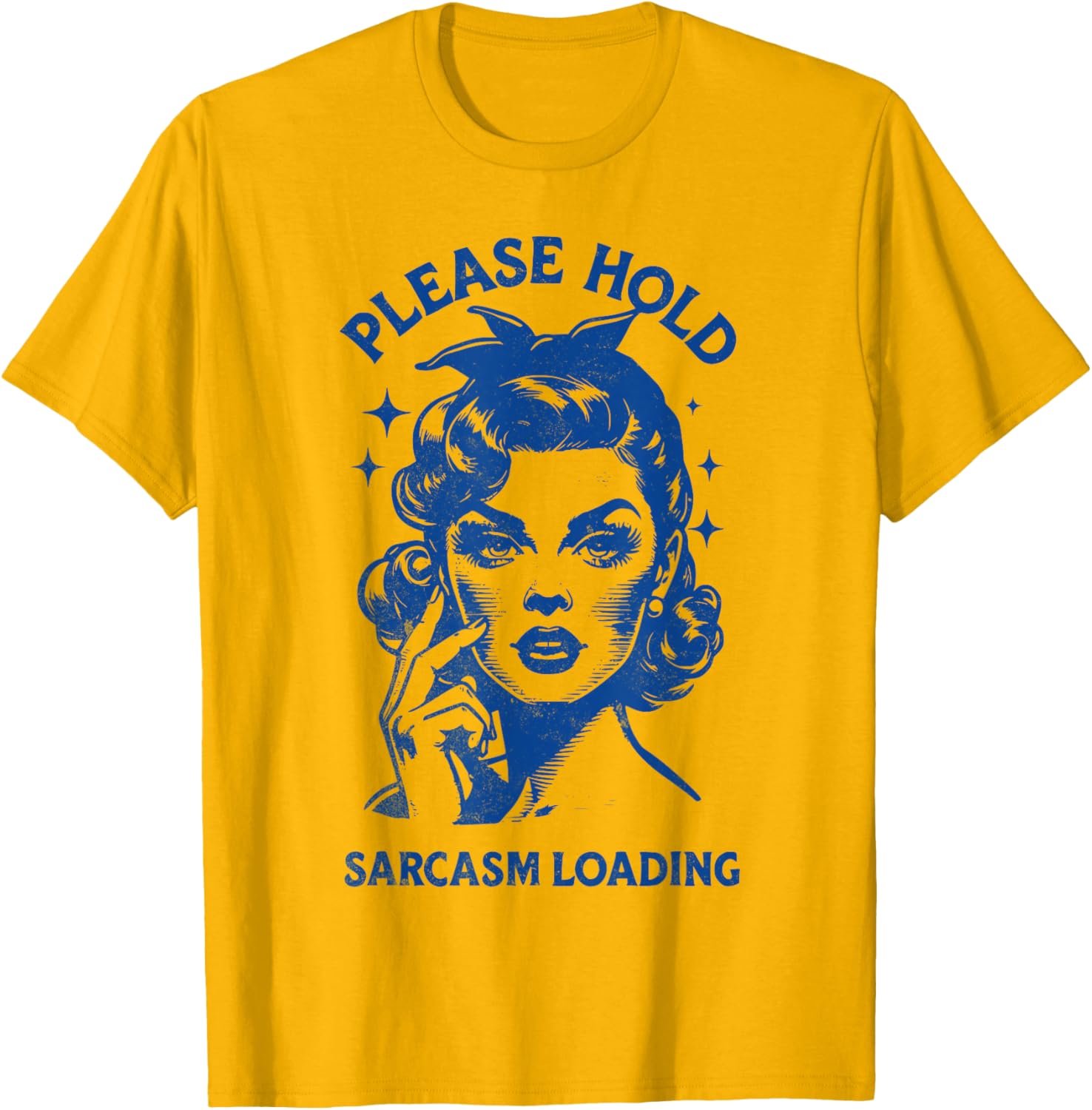 Retro Sarcasm Loading T-Shirt for Existential Dread Lovers - 12
