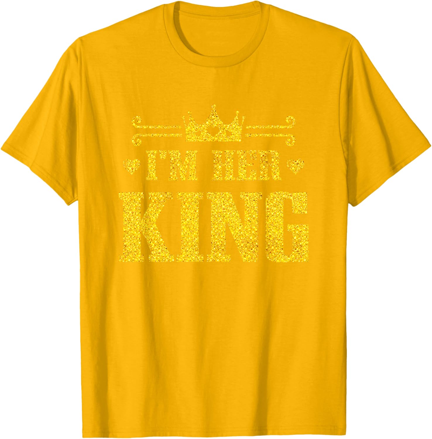 His Queen Her King Couples T-Shirt for Valentine's Day and Anniversaries - 4