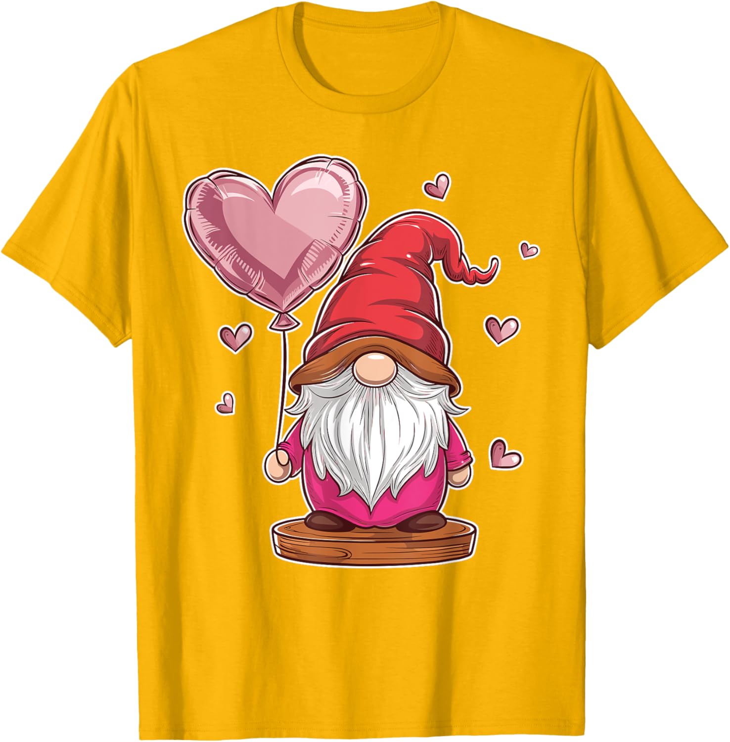 Gnome Valentine's Day Love Heart Kids T-Shirt for Fun and Style - 22