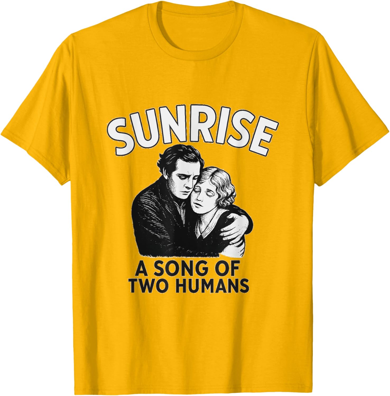 Sunrise Silent Film T-Shirt Romantic Drama Inspired Clothing for Fans - 7