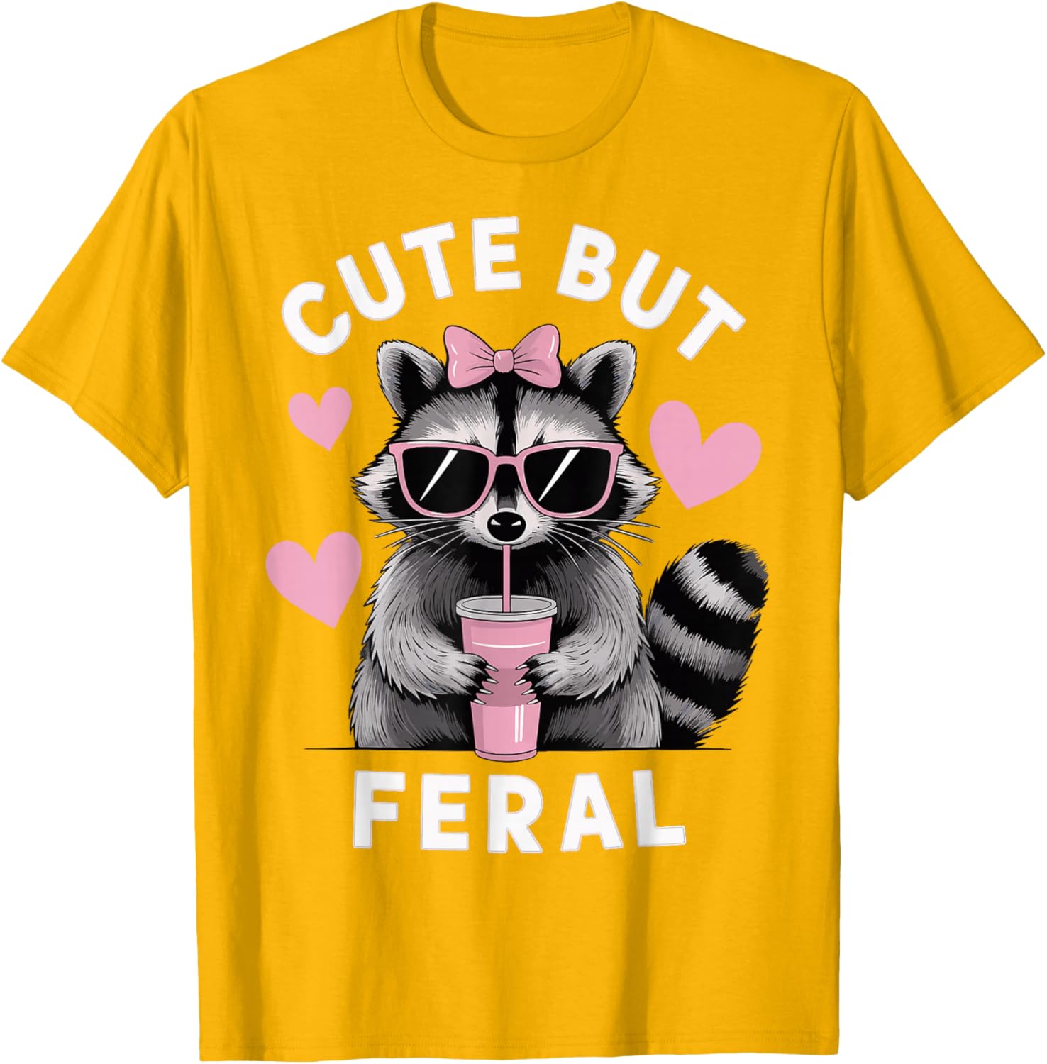 Cute But Feral T-Shirt for Animal Lovers - Stylish and Playful Apparel - 17