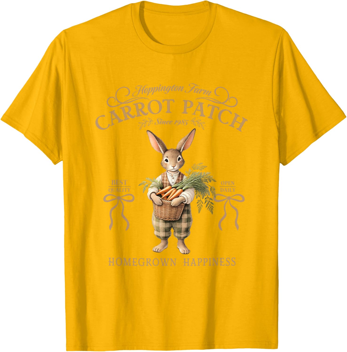 Hoppington Farm Carrot Patch Happy T-Shirt for Garden Lovers - 6