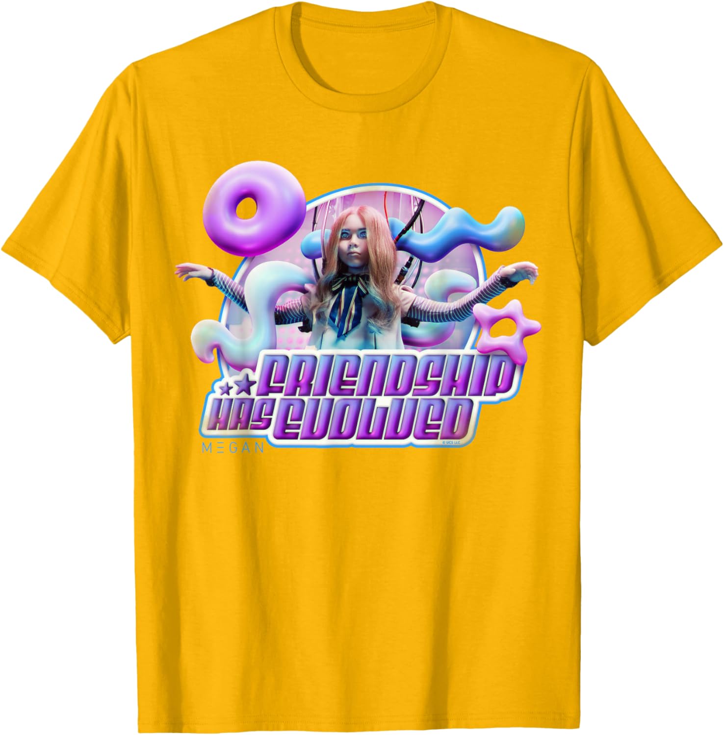 M3GAN Y2K Cyber Pop Style T-Shirt for Trendy Friendship Fashion - 5