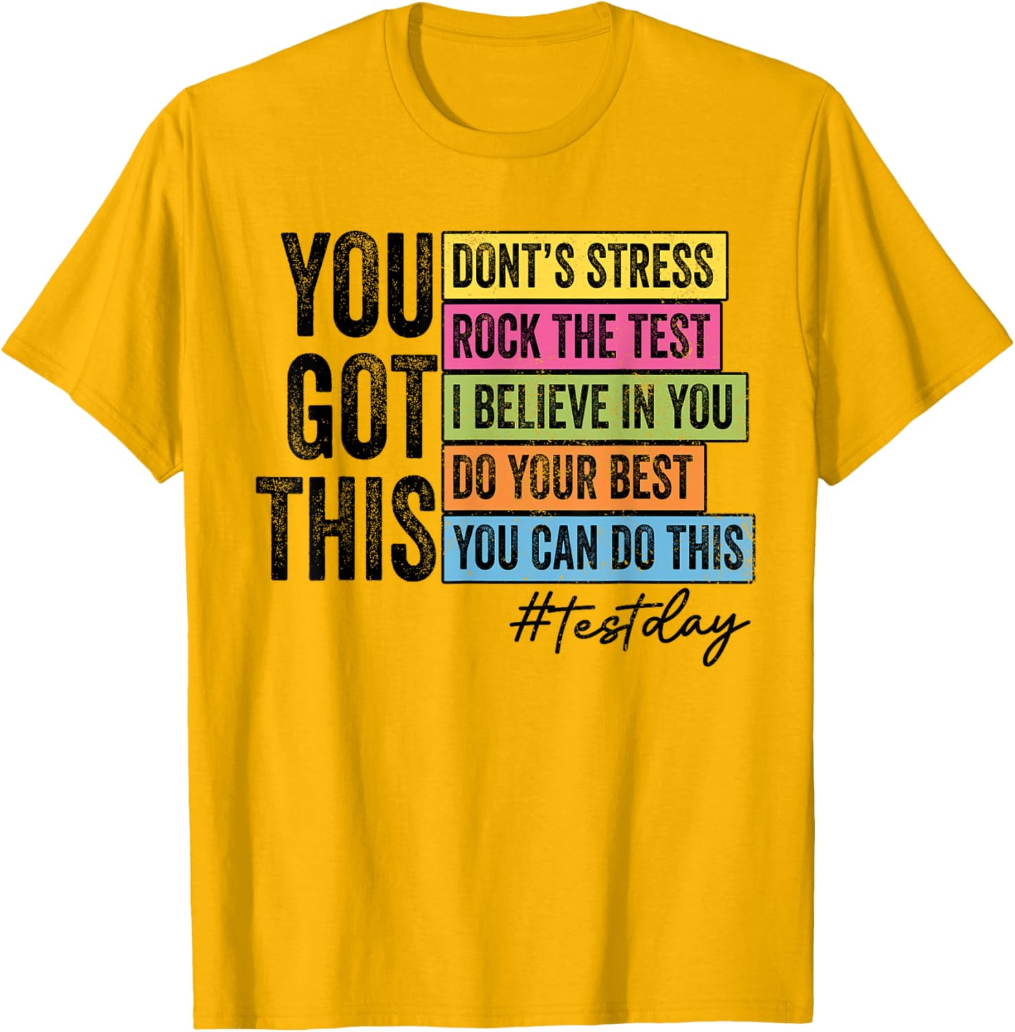 Retro You Got This Shirt Perfect for Exam Day Motivation and Style - 3