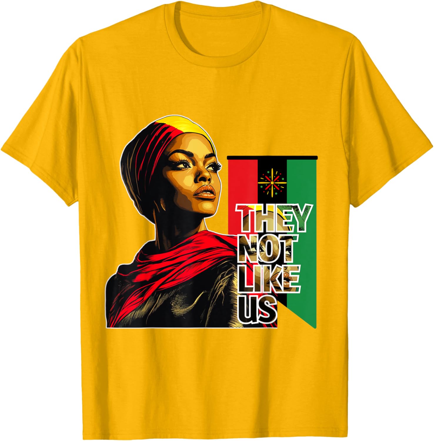 They Not Like Us Black History Month T-Shirt for Black Women - 18