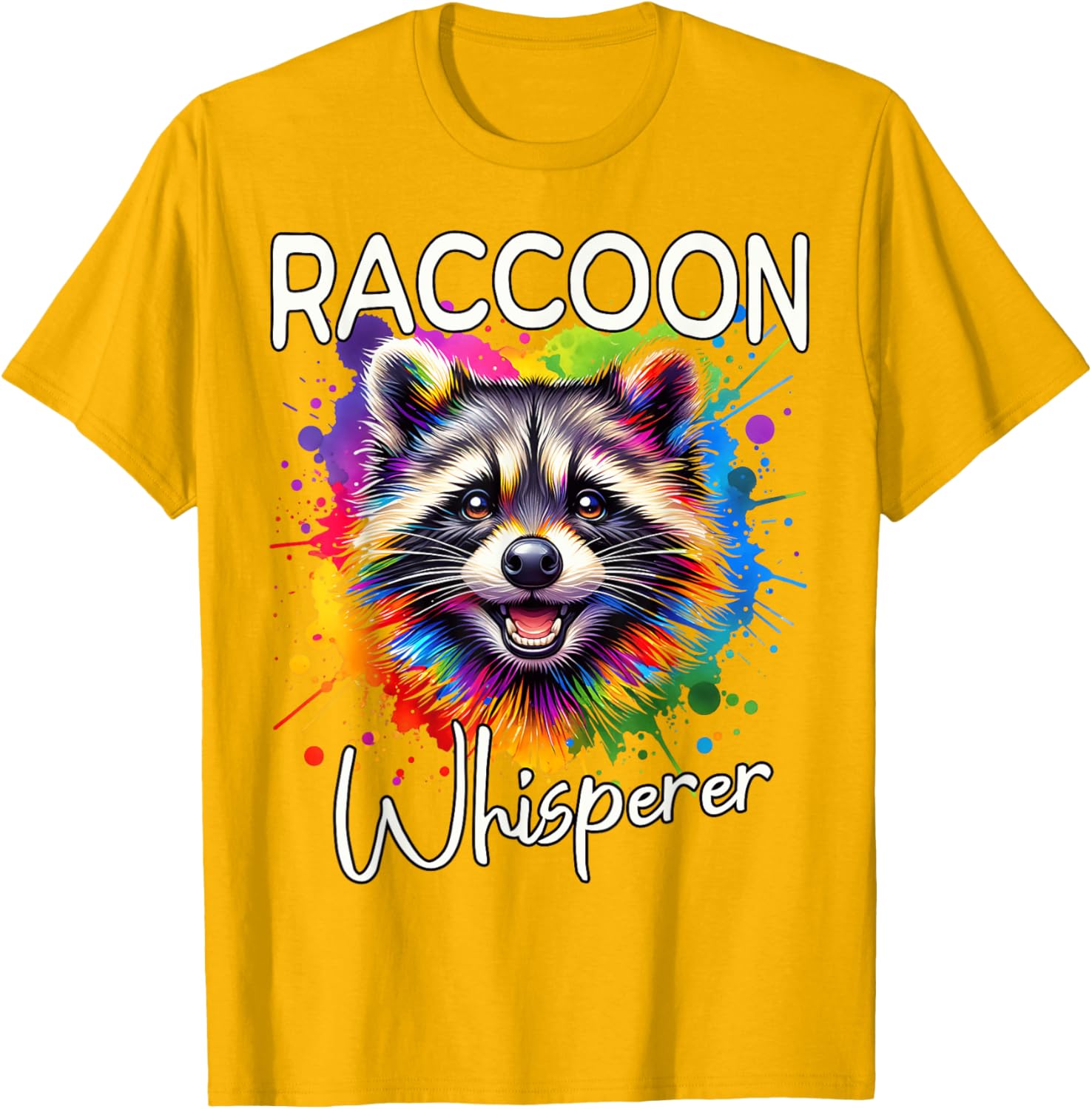 Cute North American Raccoon Whisperer T-Shirt for Animal Lovers - 3