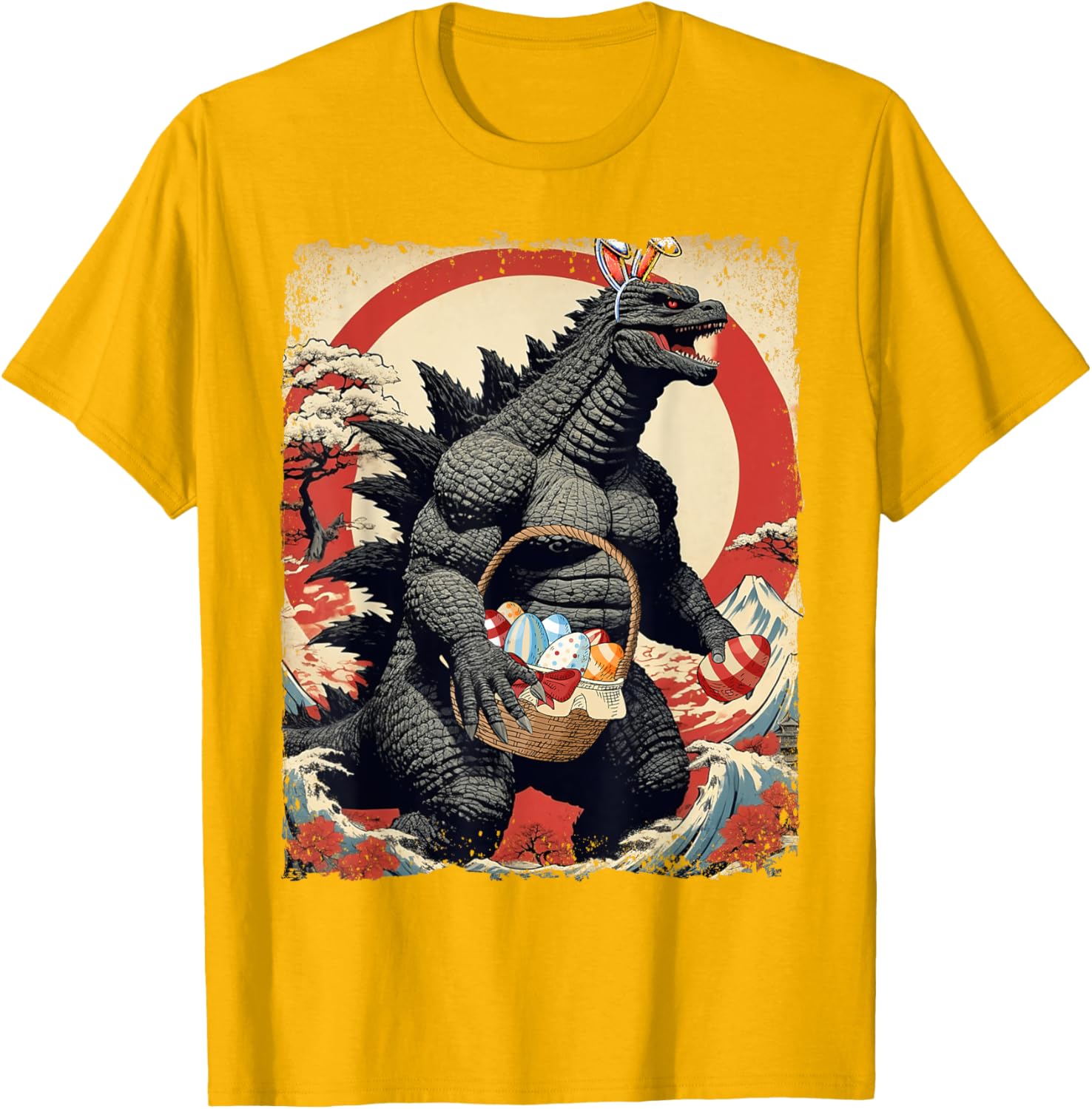 Kaiju Easter Vintage Shirt for Kids featuring Monster Eggs T-Shirt - 3