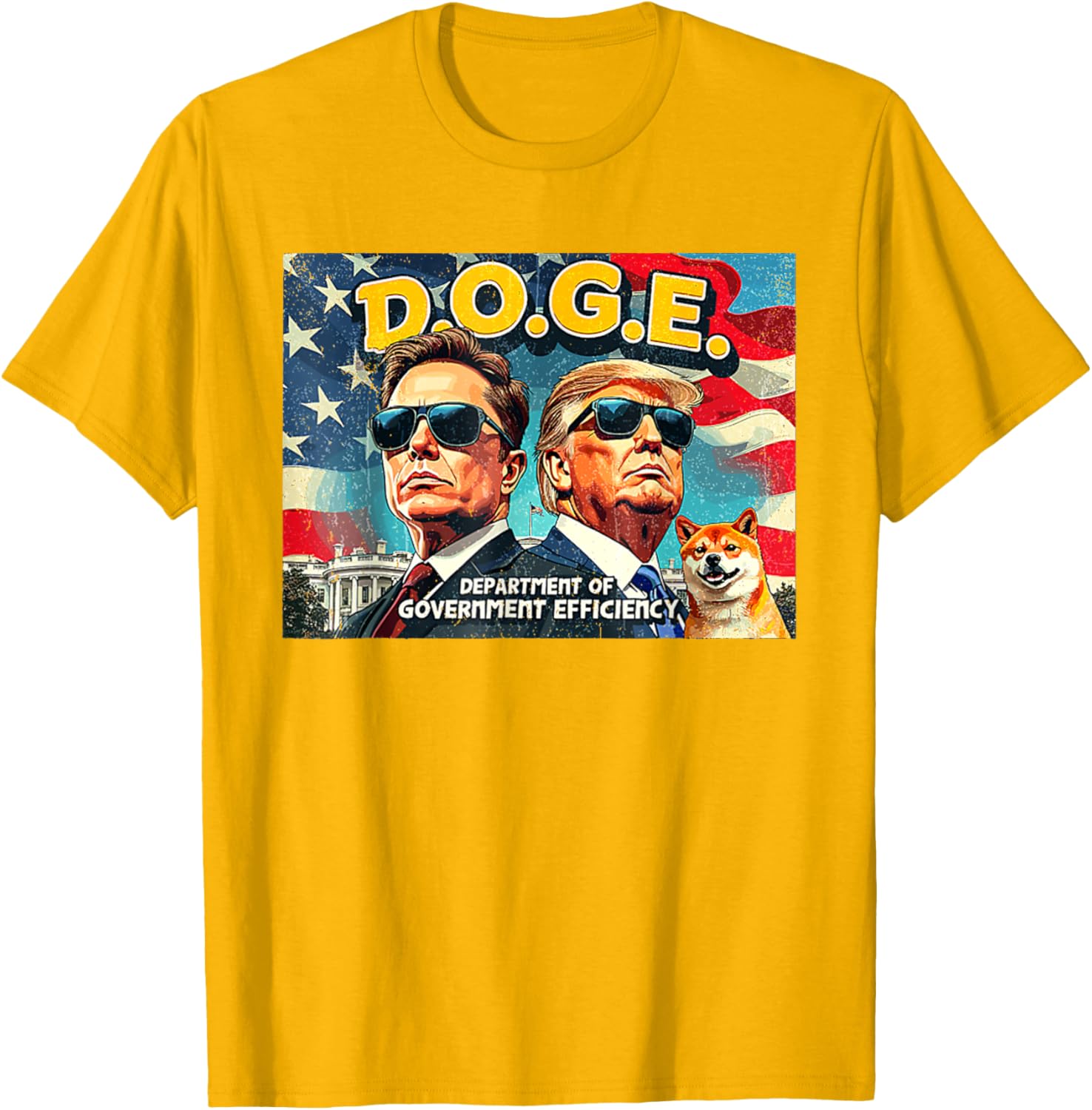 DOGE Department of Government Efficiency Trump 47th Anniversary T-Shirt - 23