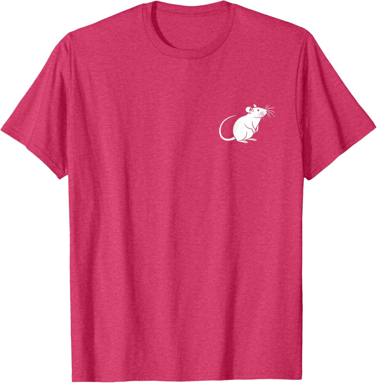 Cute Minimalist Mouse Rat T-Shirt for Animal Lovers and Casual Wear - 8