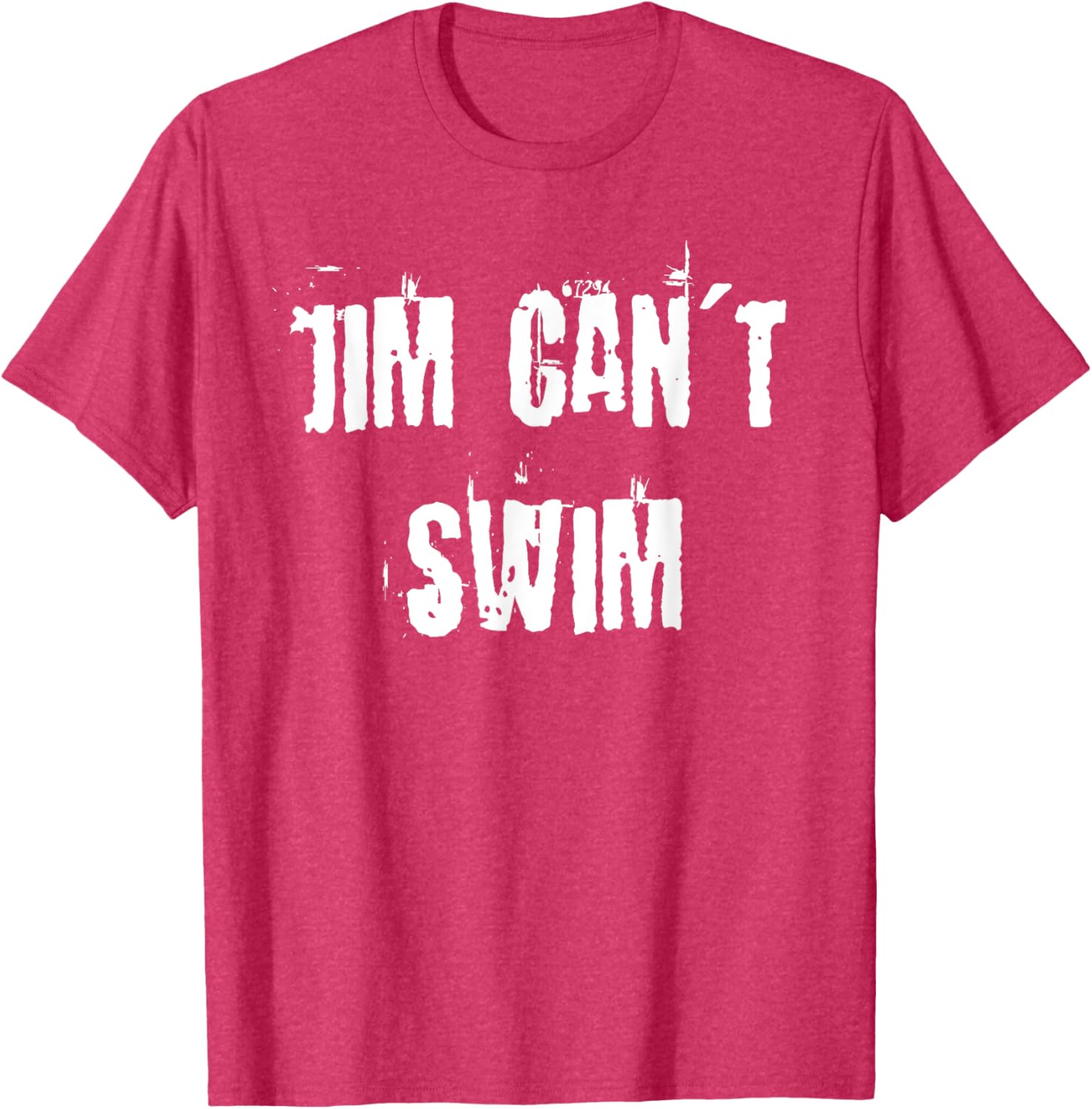 Jim Can't Swim T-Shirt for Fun Style in Clothing and Accessories - 8
