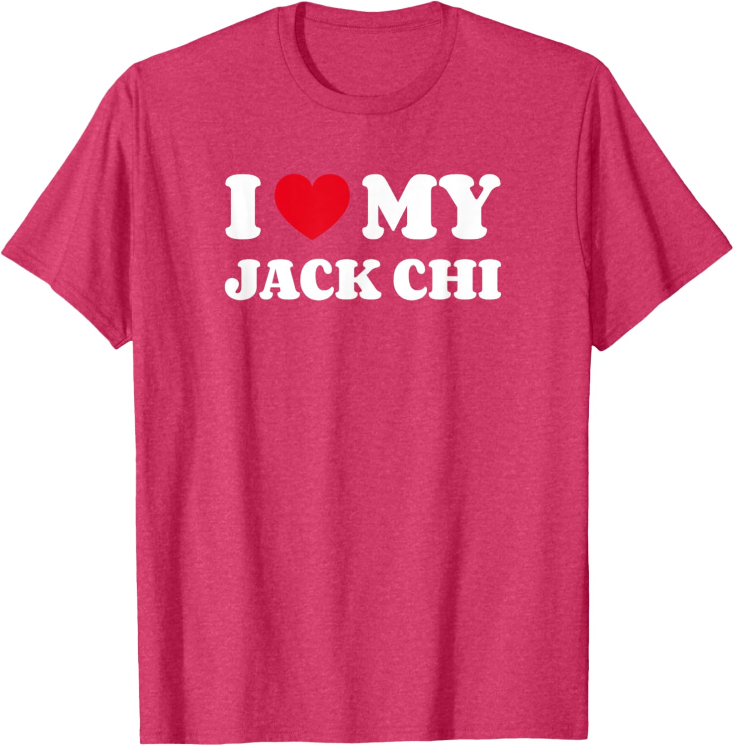 I Love My Jack Chi Dog T-Shirt for Men Women Kids - Adorable Design - 5