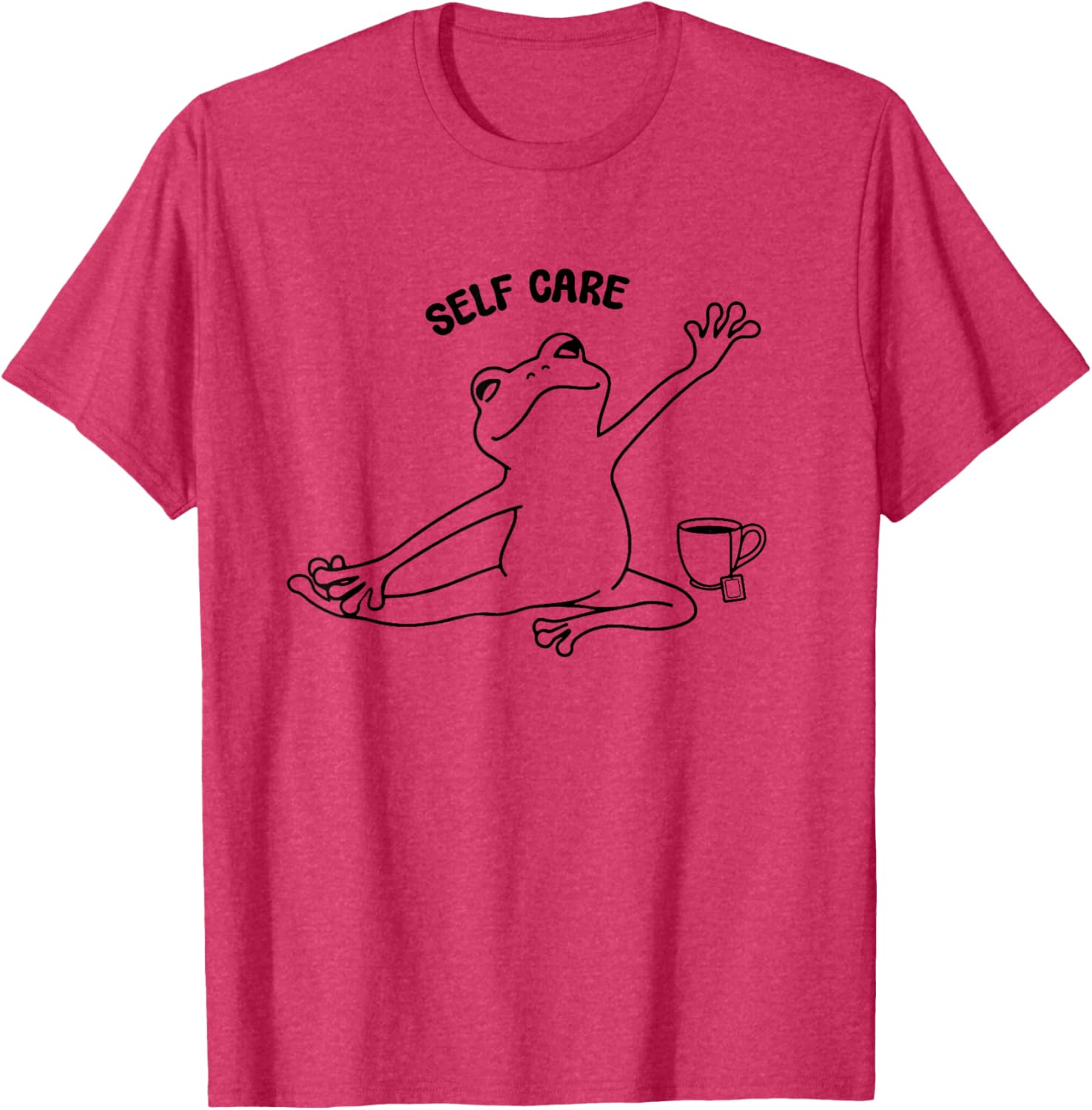 Self Care Frog T-Shirt Fun and Relaxing Apparel for Frog Lovers - 1