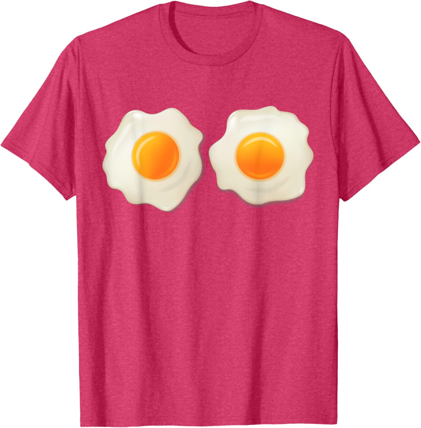 Double Fried Eggs Sunny Side Up T-Shirt for Food Lovers and Fun Apparel - 4