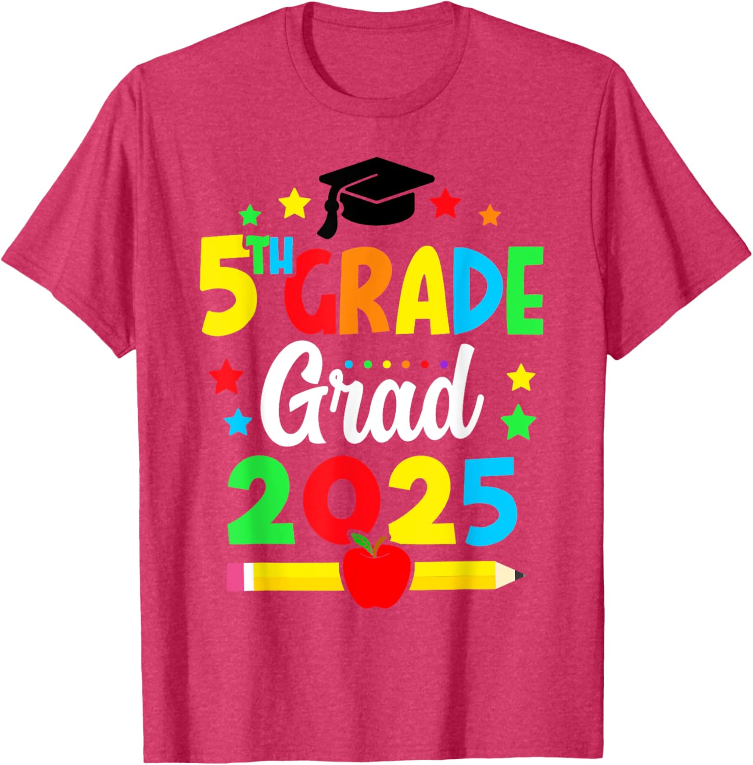Fifth Grade Graduation 2025 T-Shirt for Young Graduates and Dreamers - 8