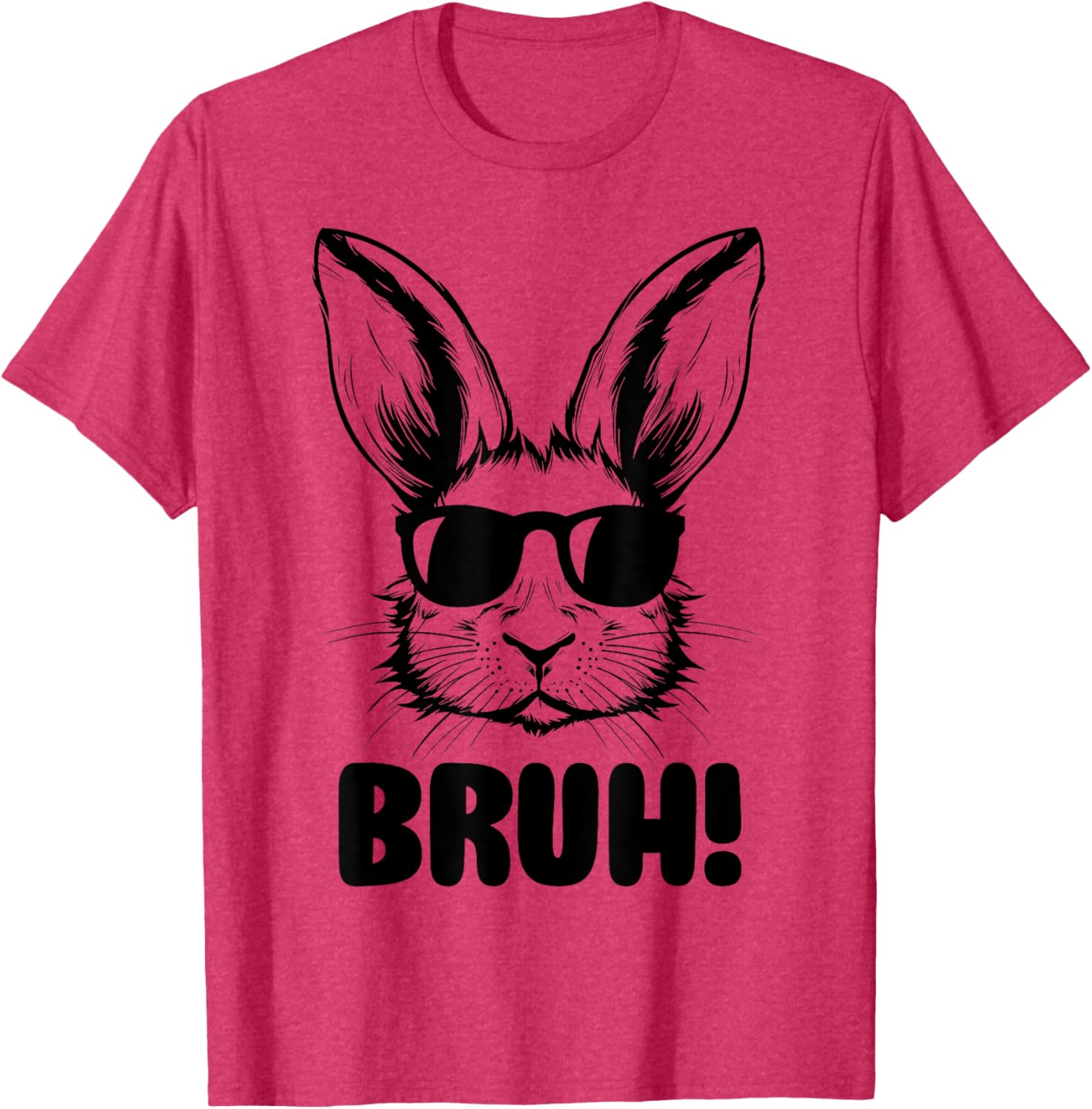 Funny Bunny Bruh Meme T-Shirt for Easter - Perfect for All Ages - 5